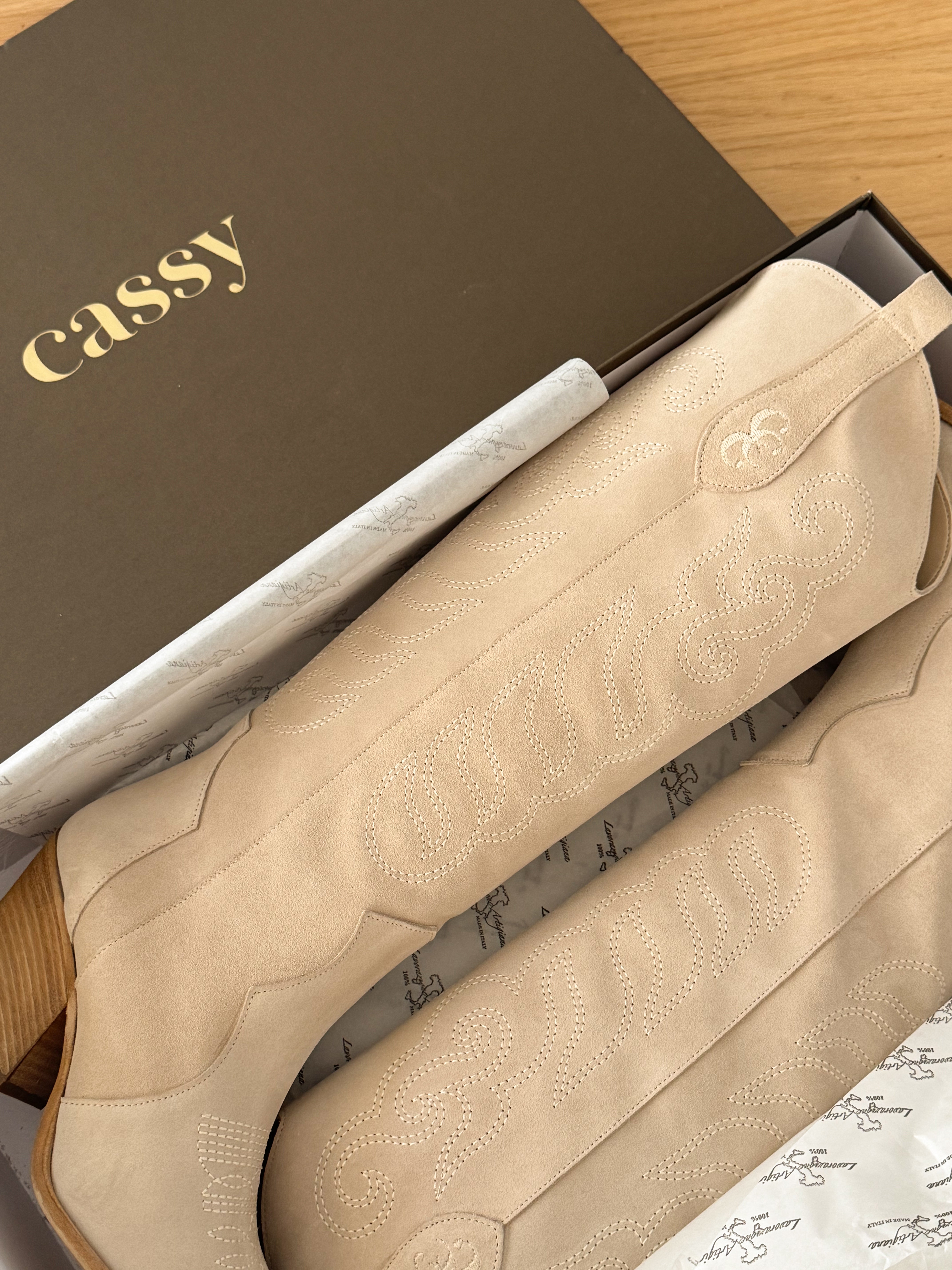 Hailey Bottes Santiags Cuir - Mode Femme | Cassy