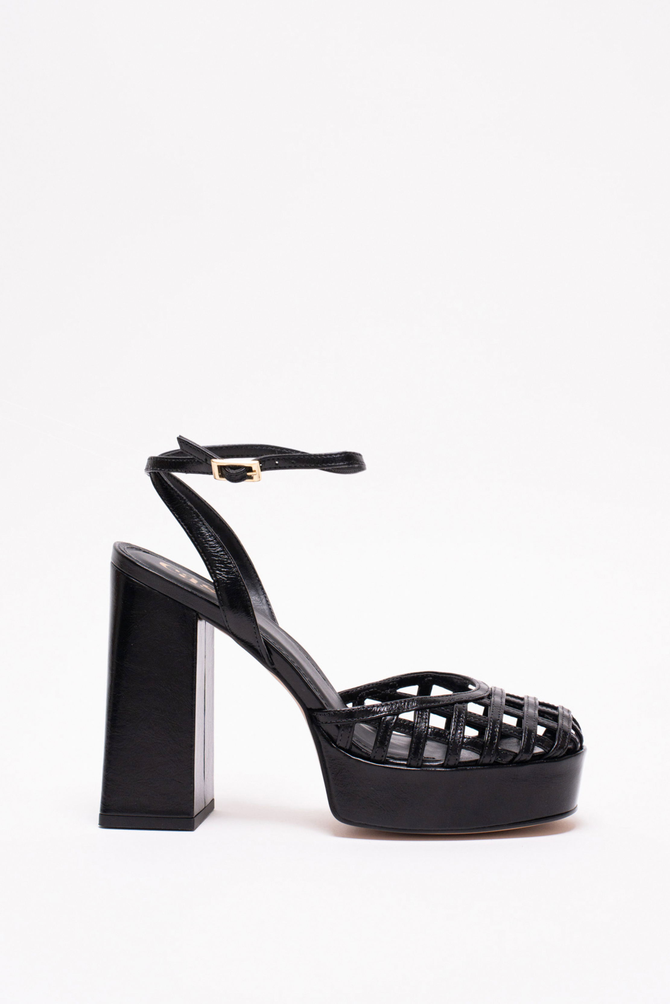 Lorena Compensées Cuir - Mode Femme | Cassy