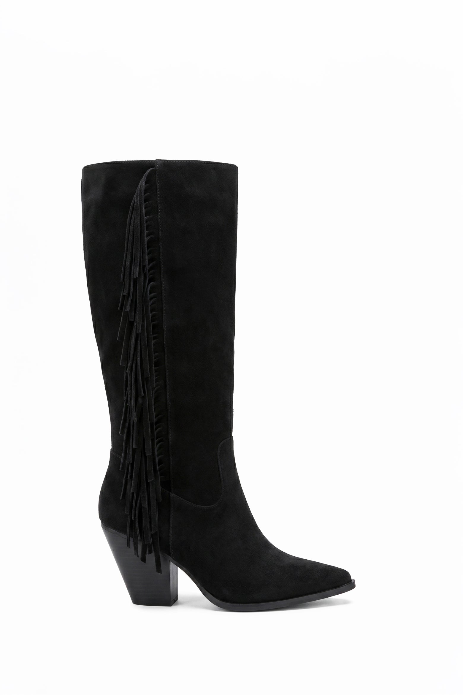Hannah Bottes Santiags Frange Noir
