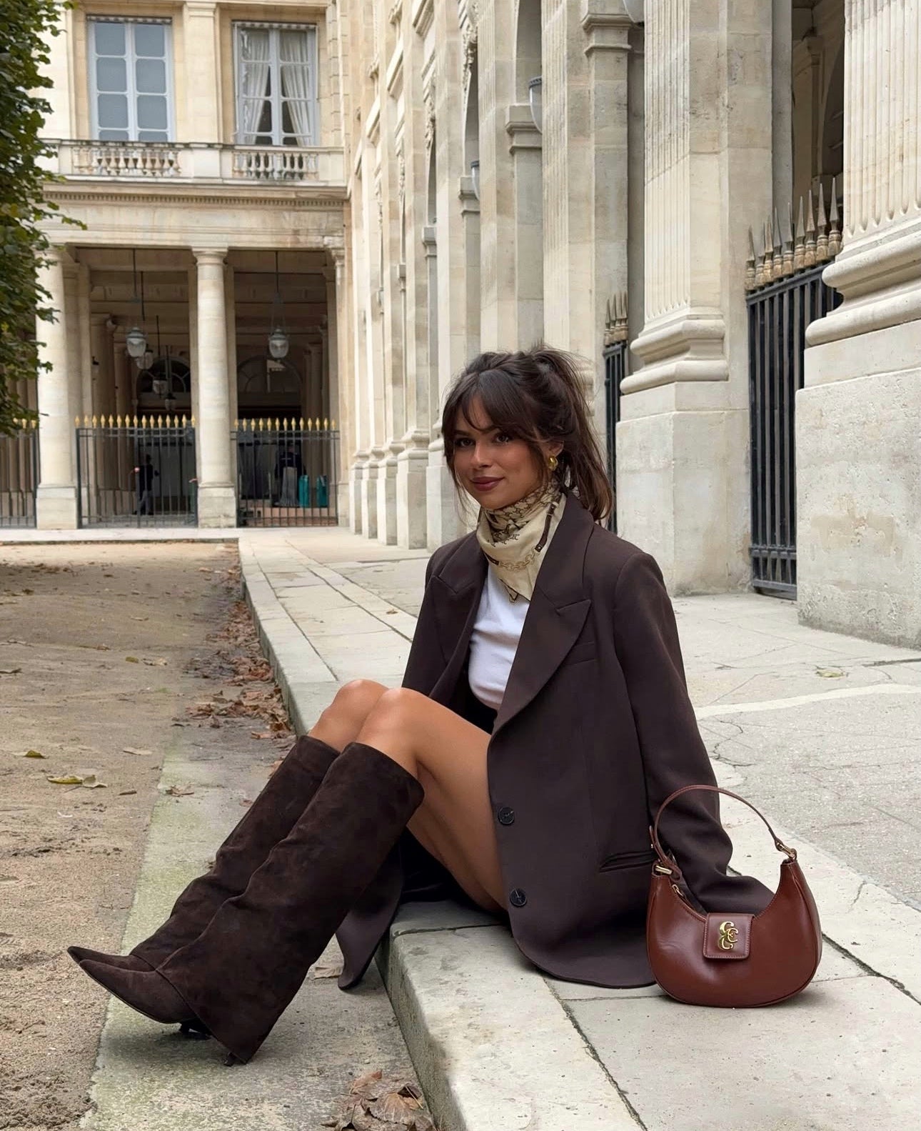 Sac à main Siena en cuir - Marron - Mode Femme | Cassy