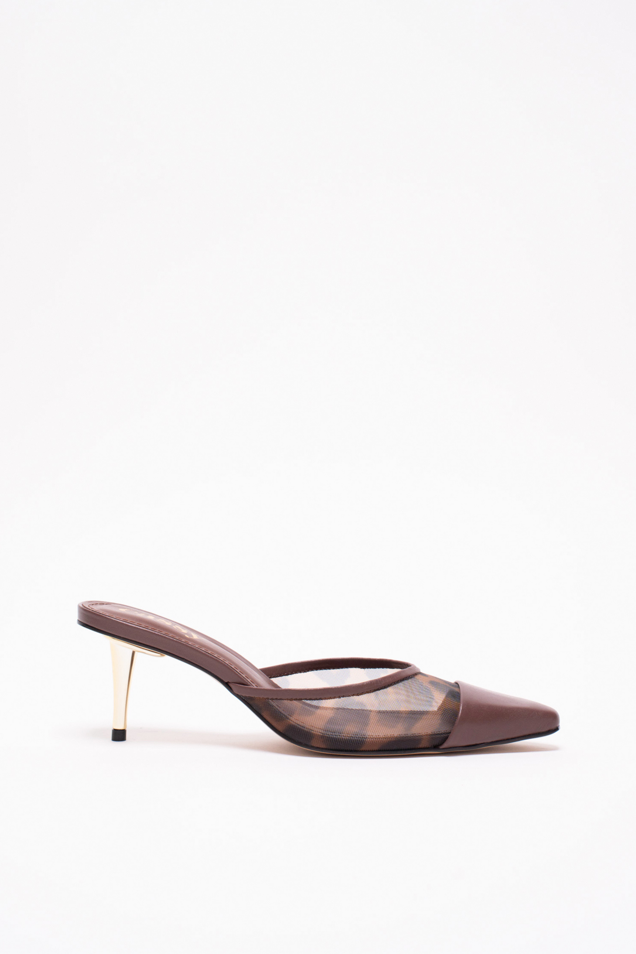 Flavia Mules Cuir