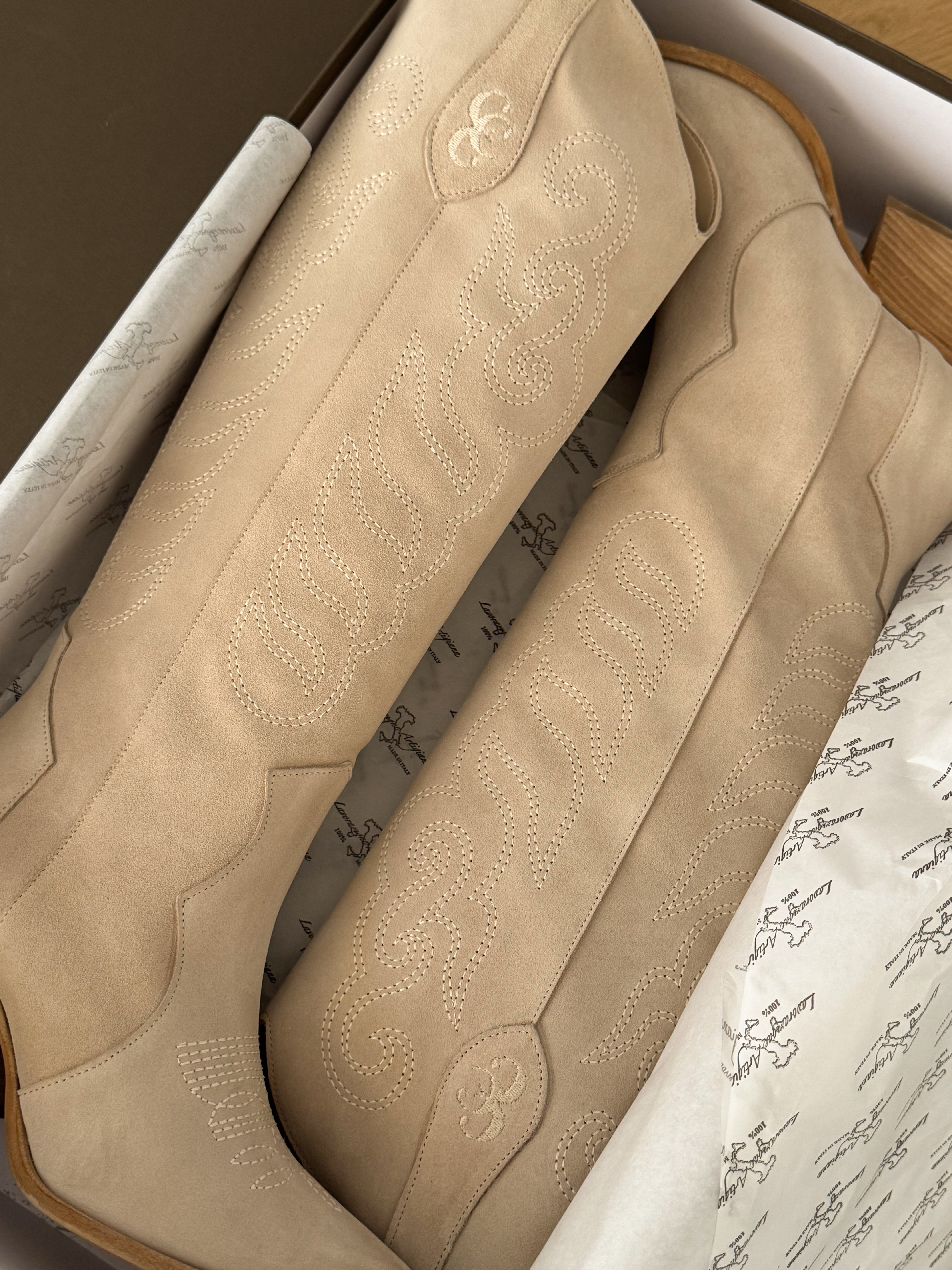 Hailey Bottes Santiags Cuir - Mode Femme | Cassy