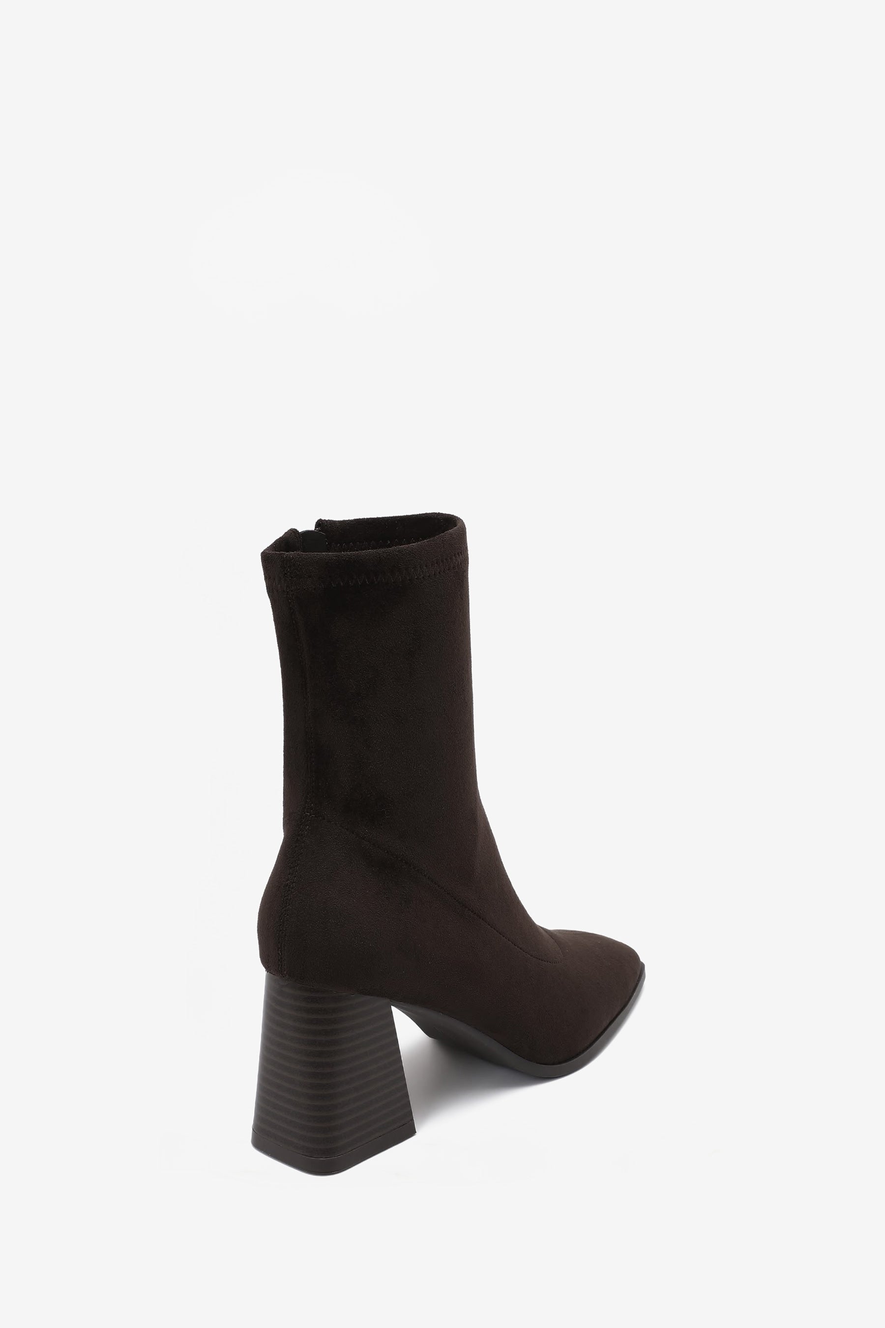 Adele Stiefeletten Blockabsatz Braun