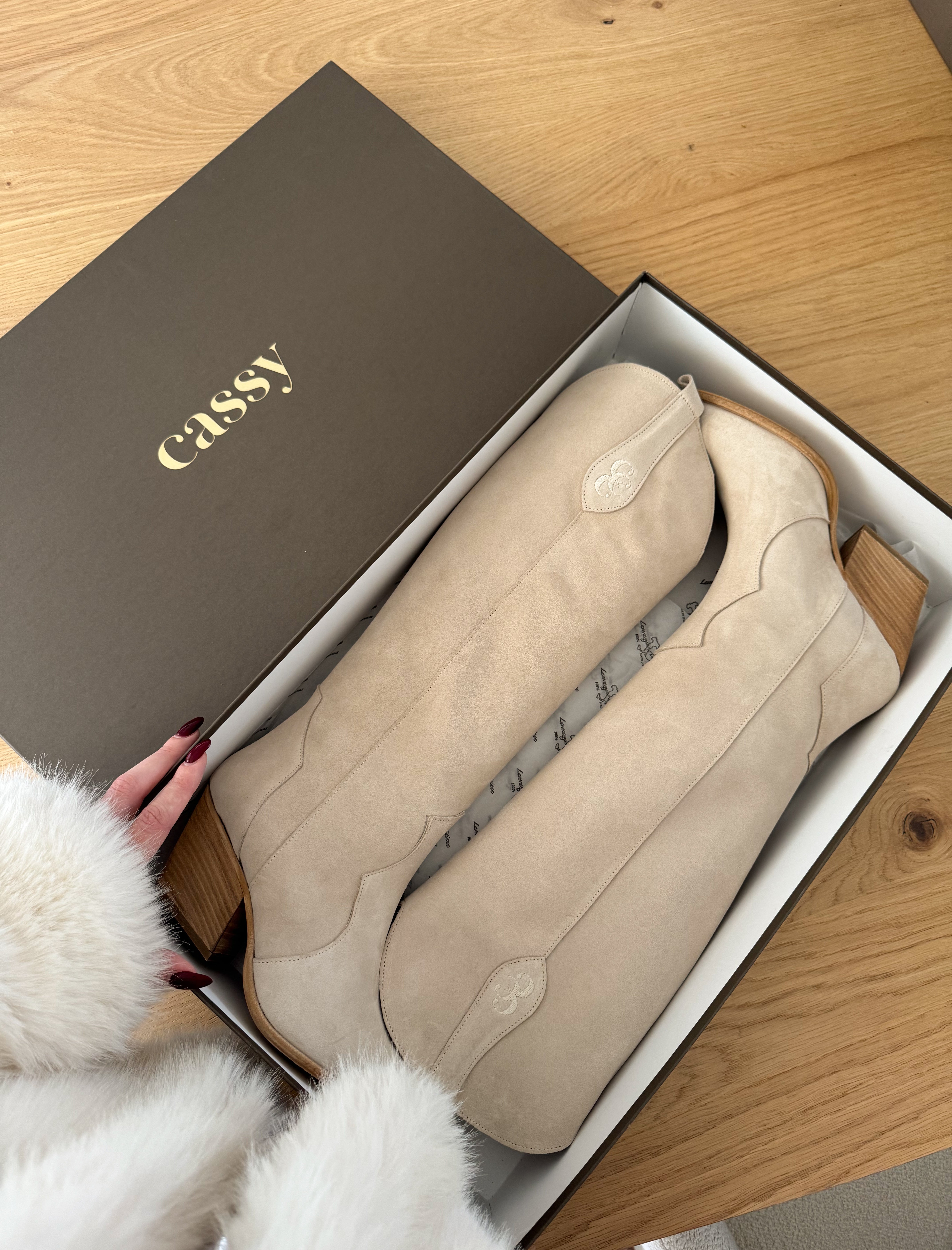 Taylor Bottes Santiags Cuir - Mode Femme | Cassy