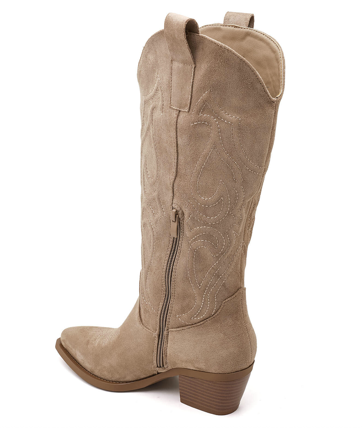 Lola Bottines Santiags Taupe - Mode Femme | Cassy