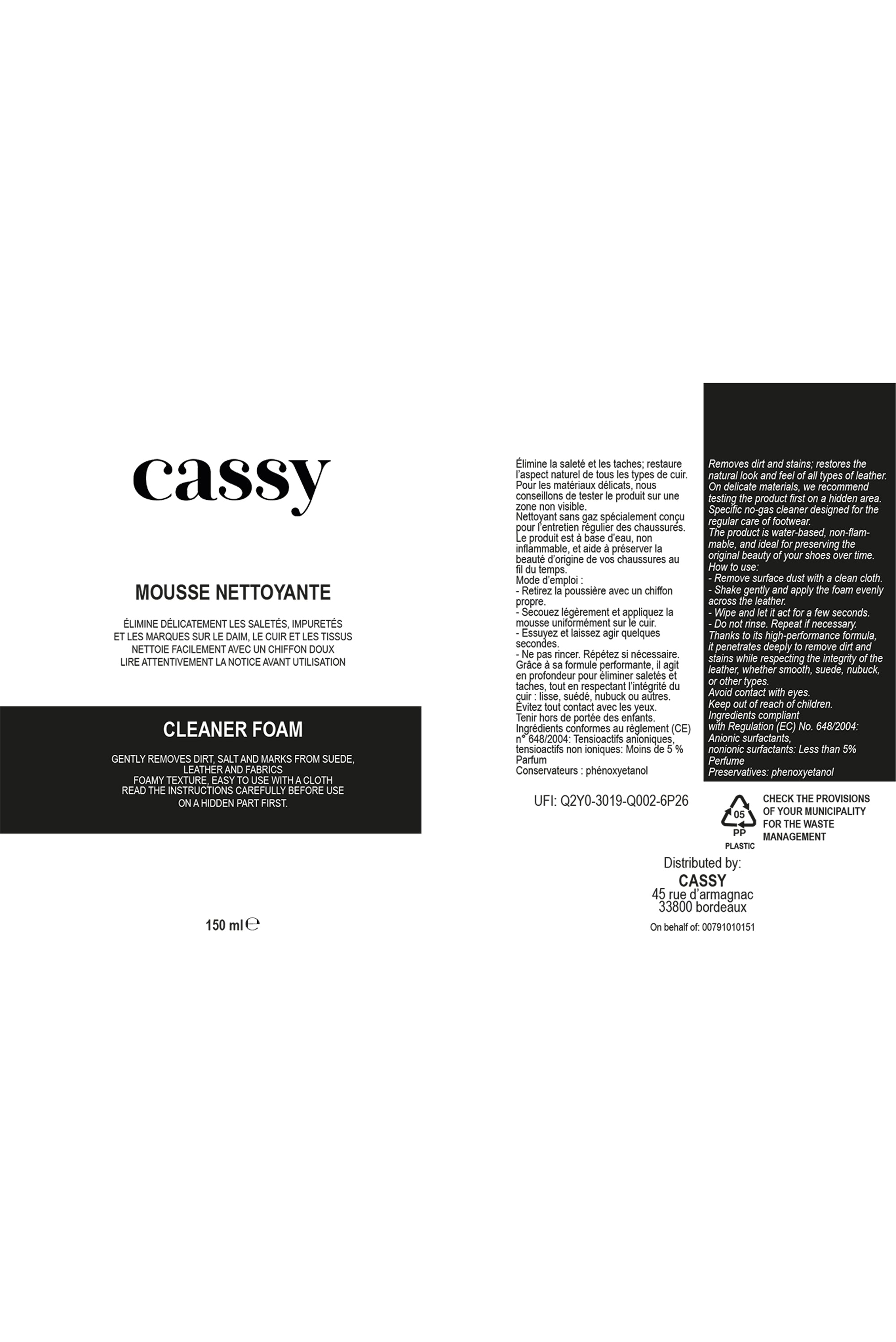 Mousse Nettoyante - Mode Femme | Cassy