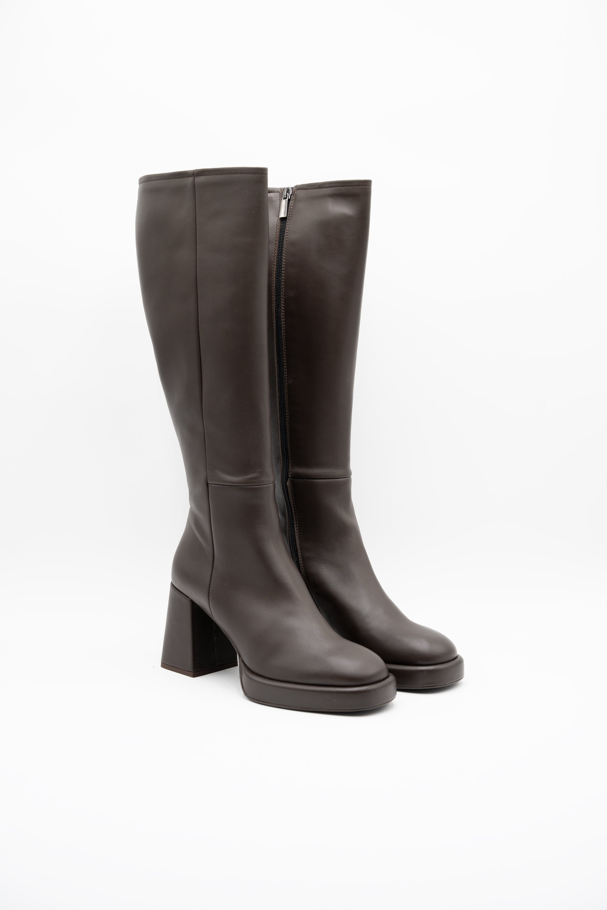 Emilia Bottes Cuir - Mode Femme | Cassy