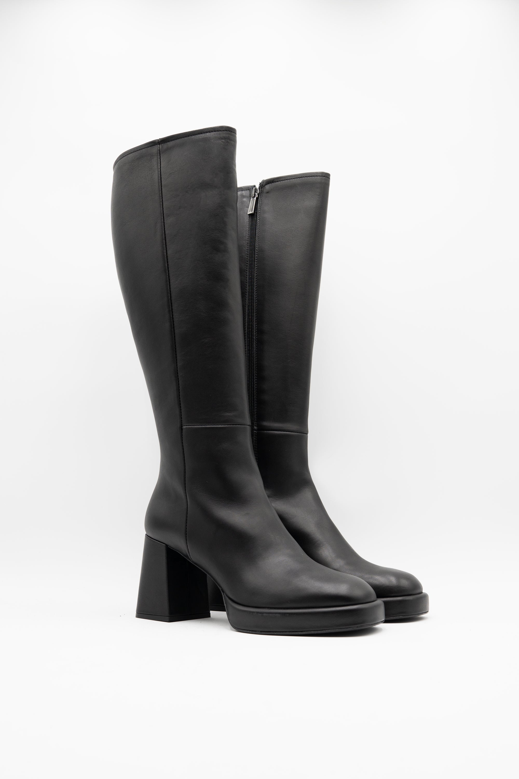 Emilia Bottes Cuir - Mode Femme | Cassy