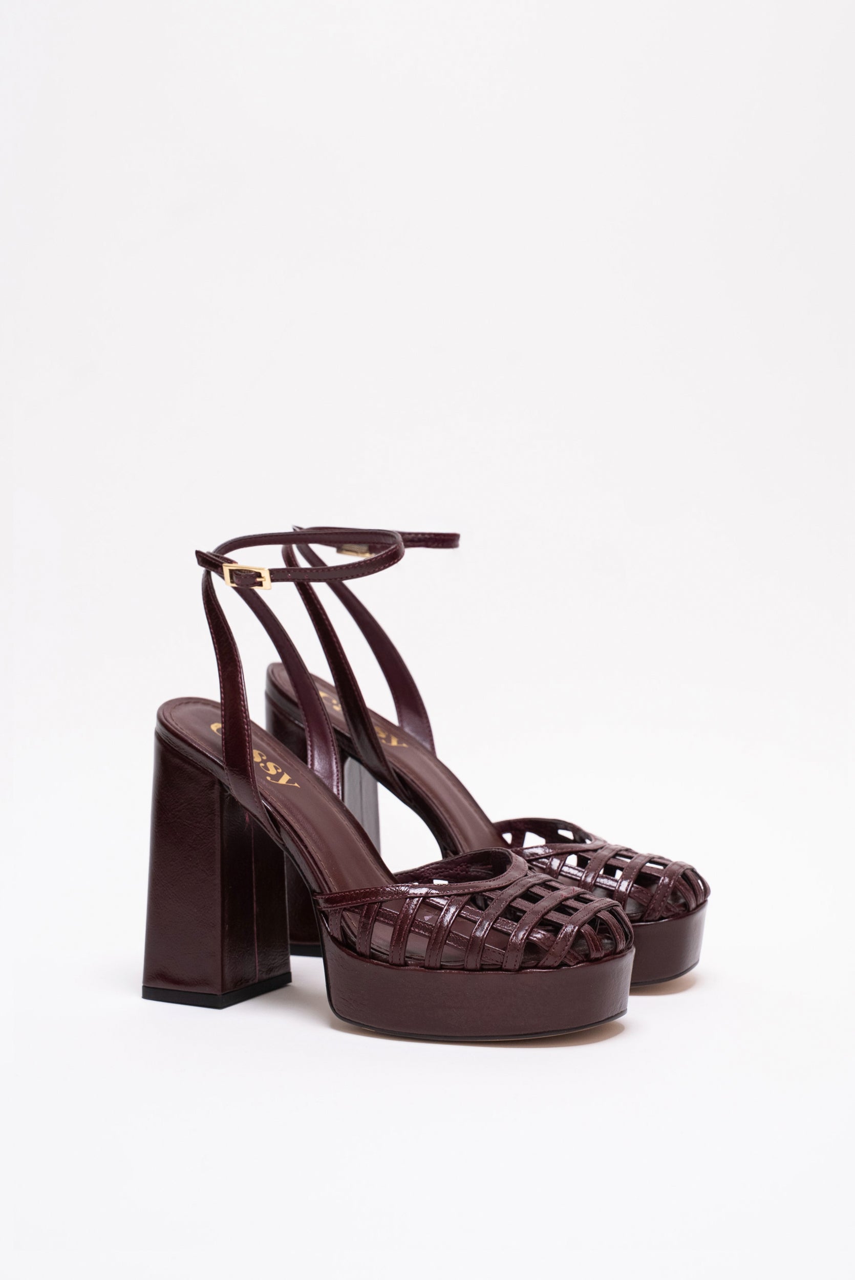 Lorena Compensées Cuir - Mode Femme | Cassy