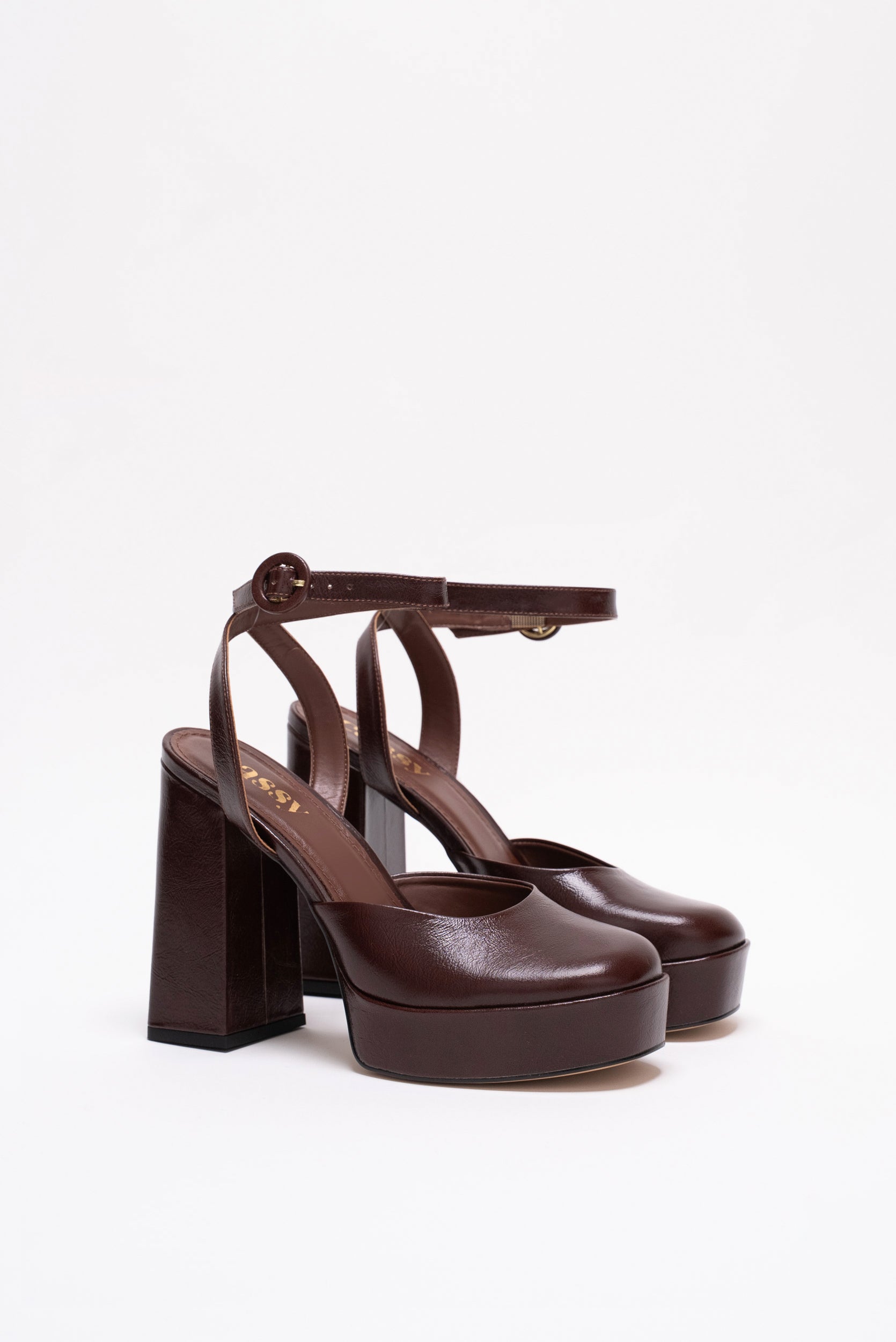 Vitoria Compensées Cuir - Mode Femme | Cassy