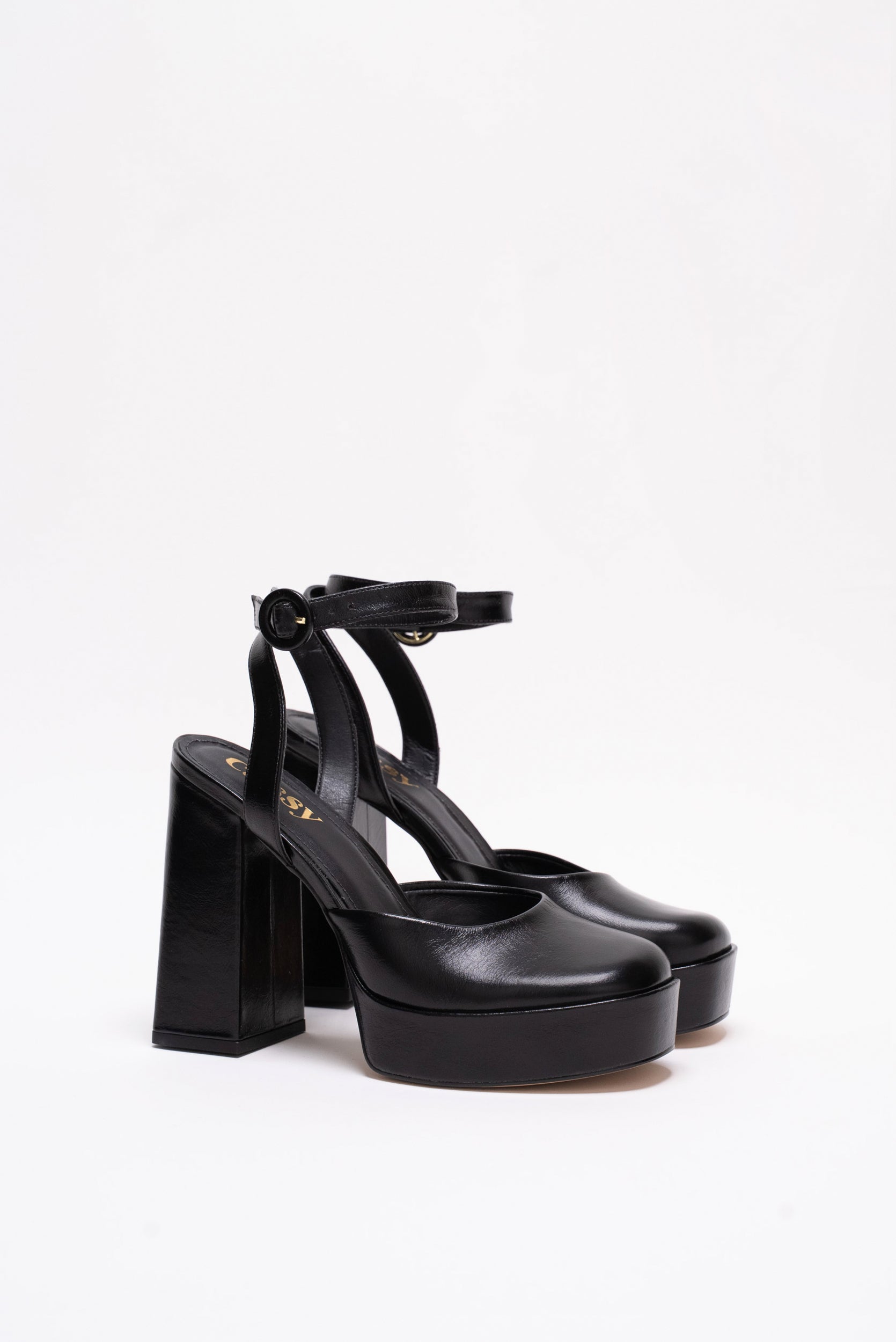 Vitoria Compensées Cuir - Mode Femme | Cassy