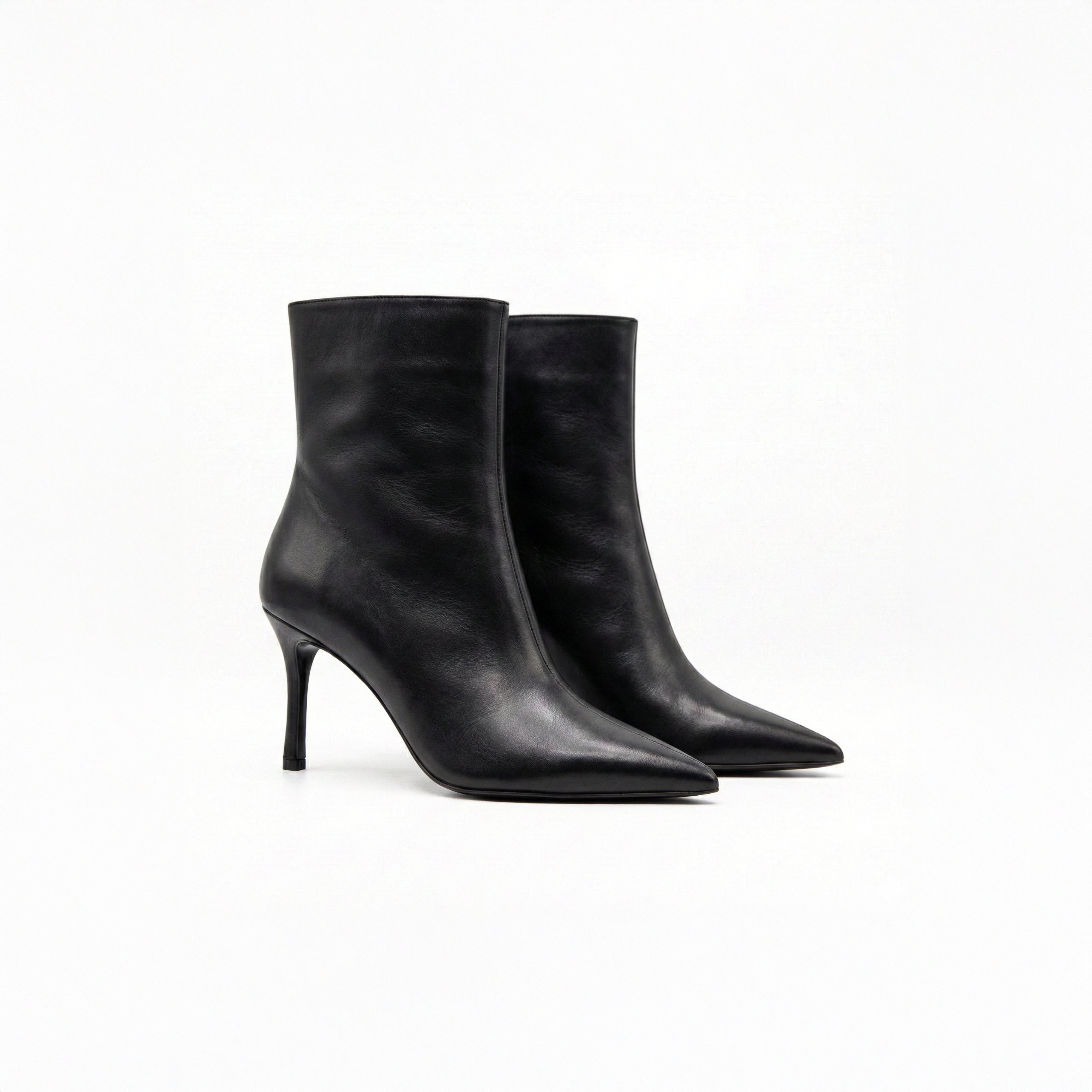 Diva Bottines Cuir Noir