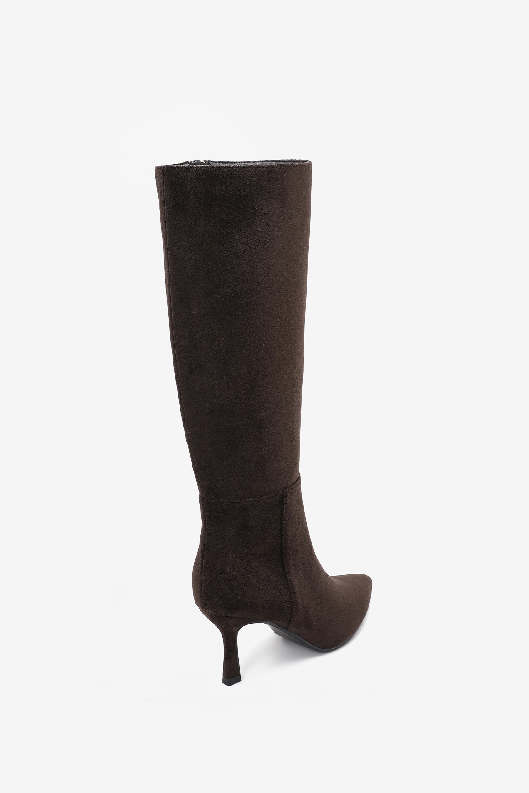 Louisa Burgundy Chunky Heel Boots