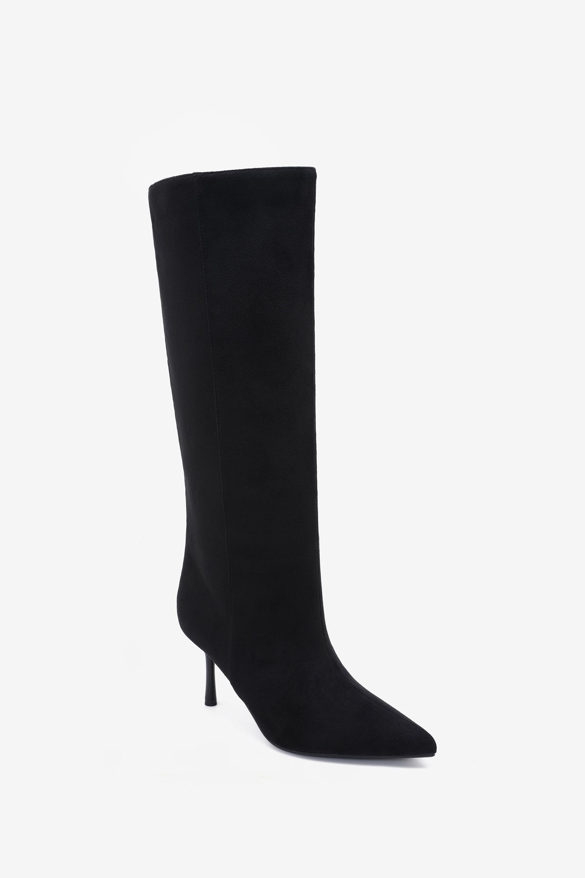 Ginevra Bottes Hautes Talons Noir