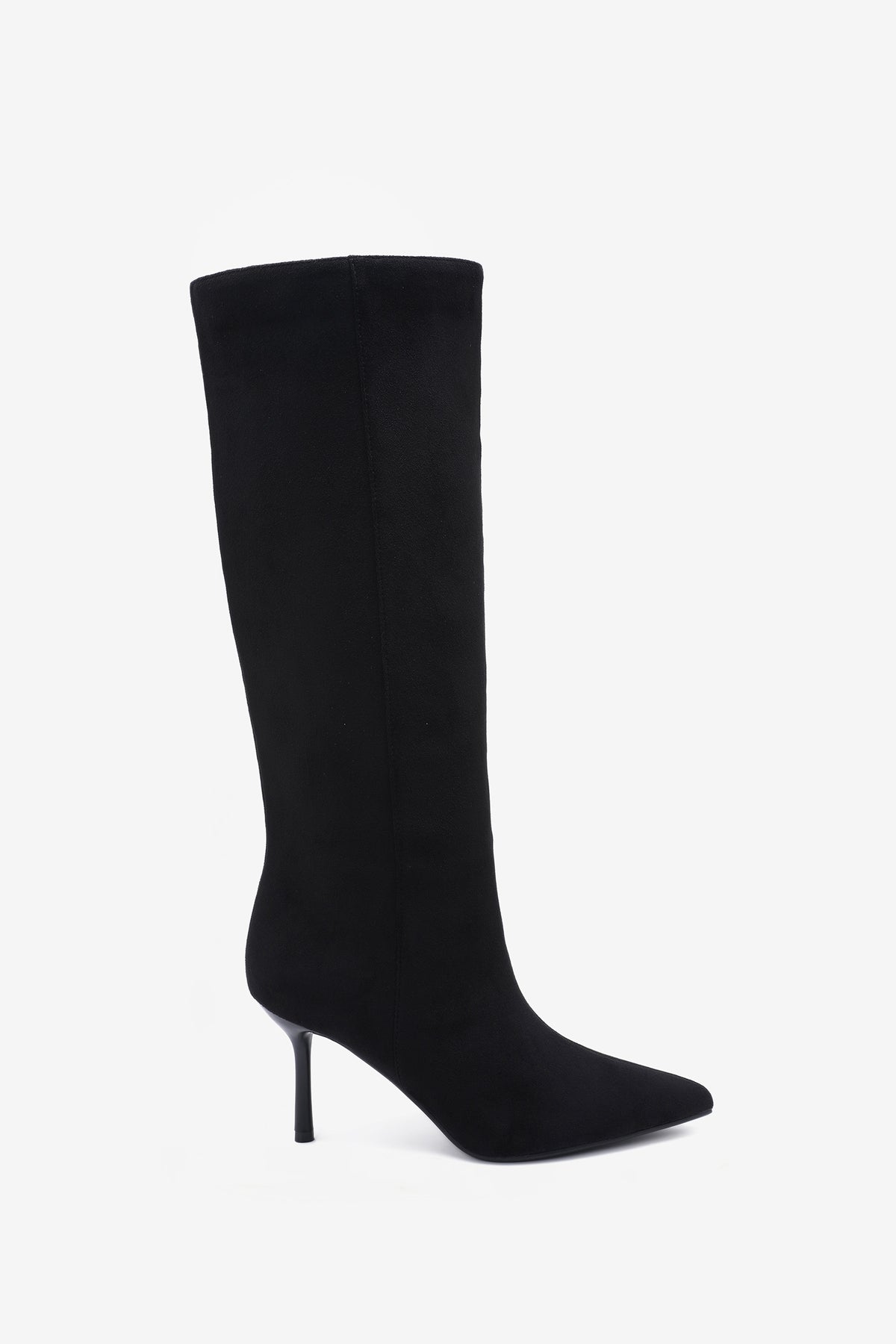 Ginevra Bottes Hautes Talons Noir