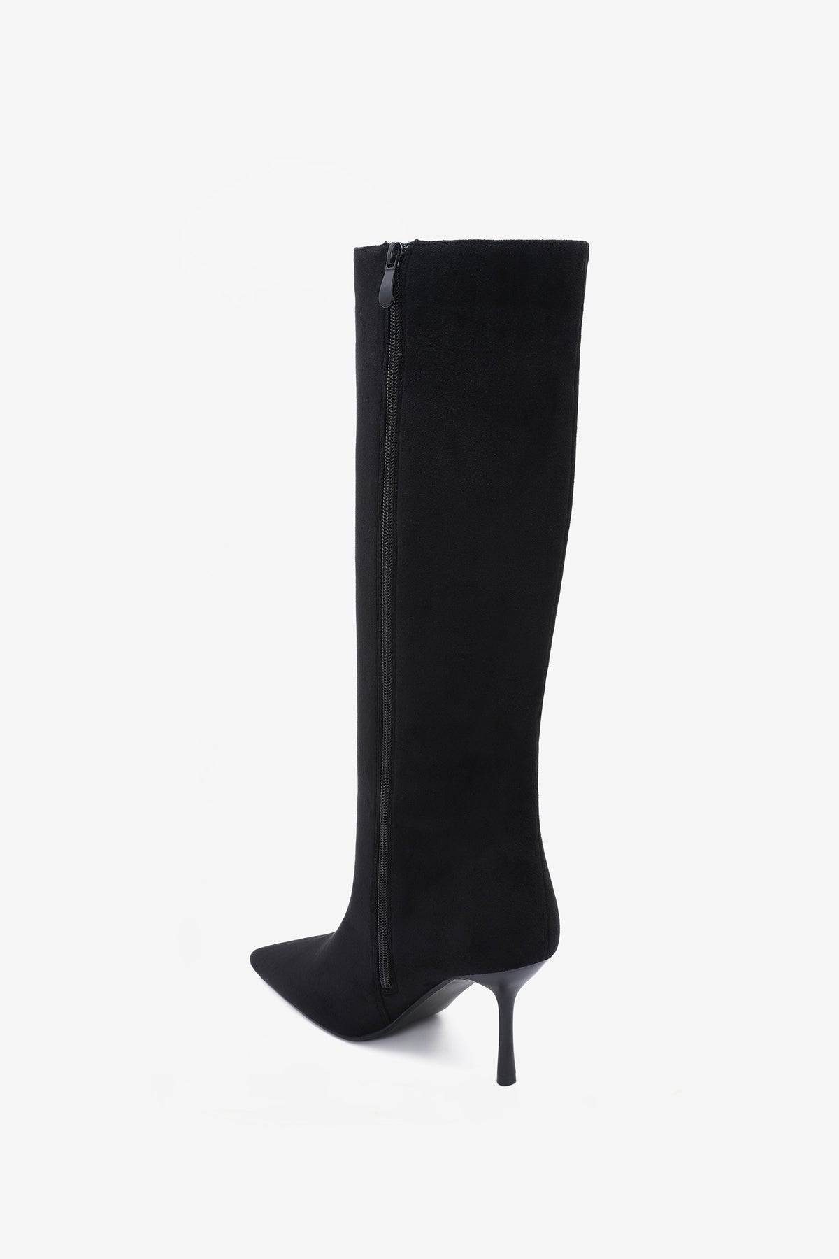 Ginevra Bottes Hautes Talons Noir