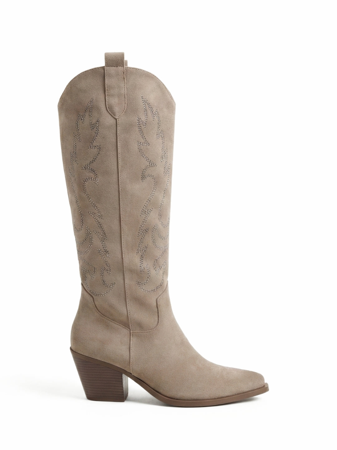 Rosie Bottes Santiags taupe - Mode Femme | Cassy