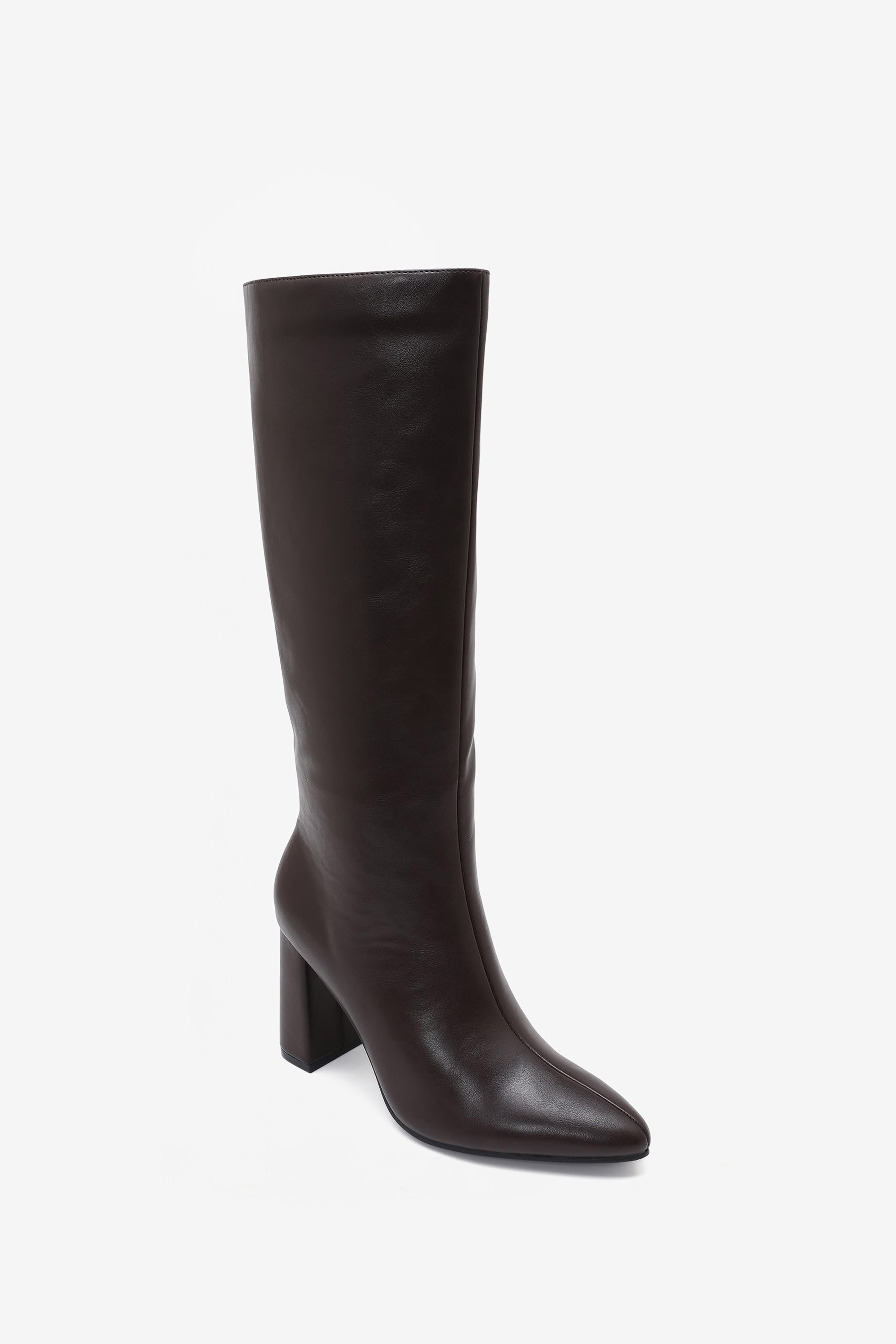 Karla Brown Heeled Boots