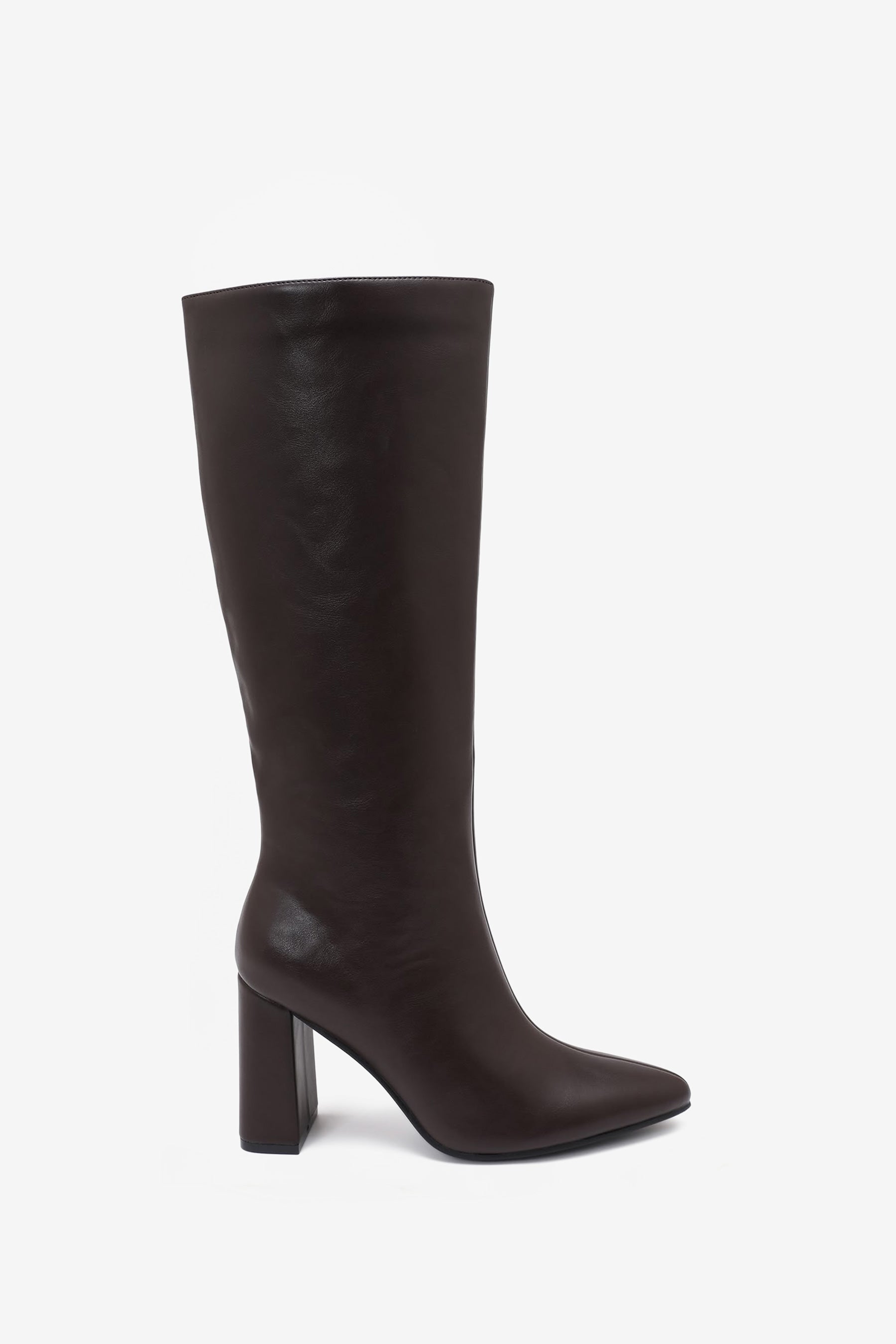 Karla Brown Heeled Boots