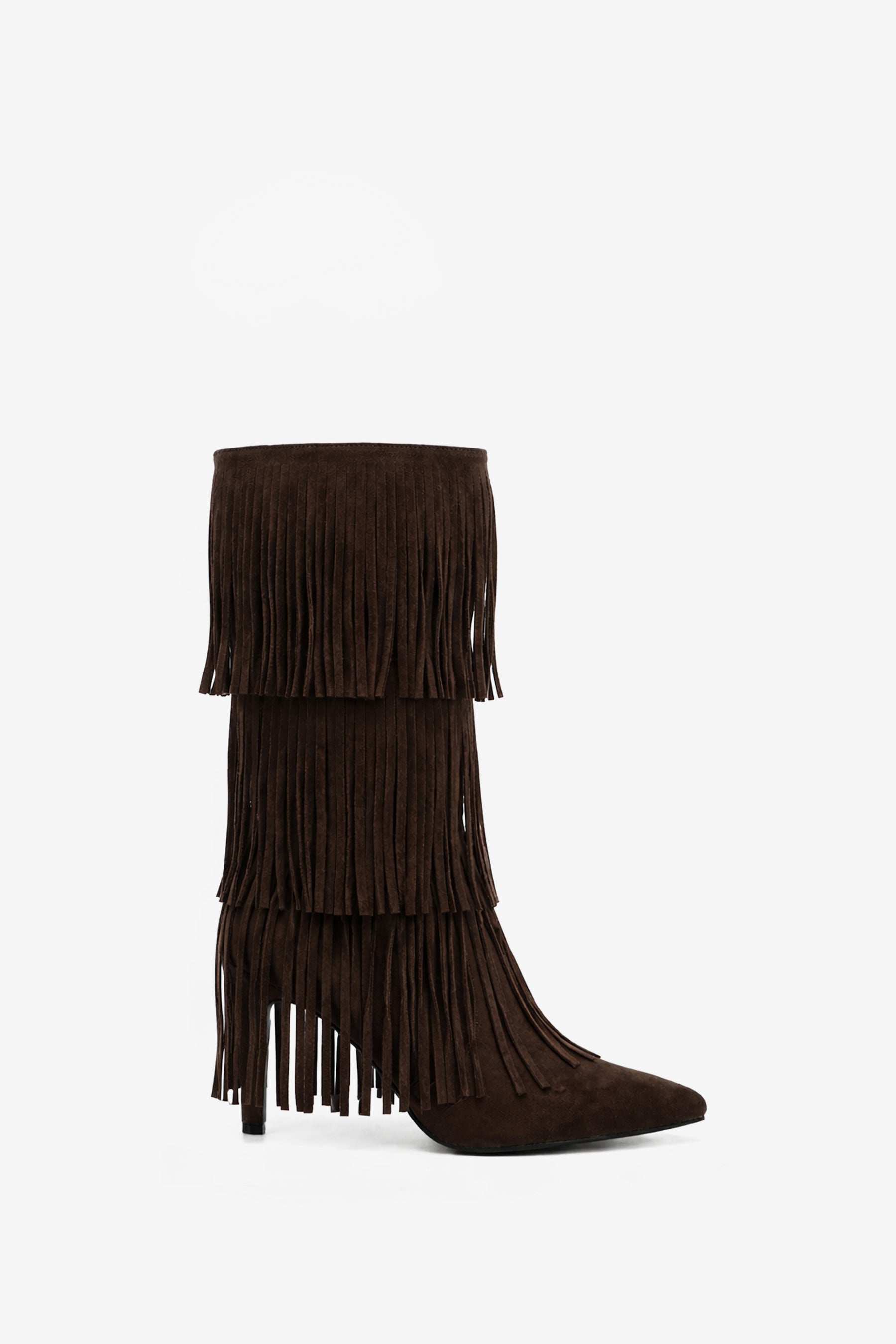 Maddison Bottes Franges Marron