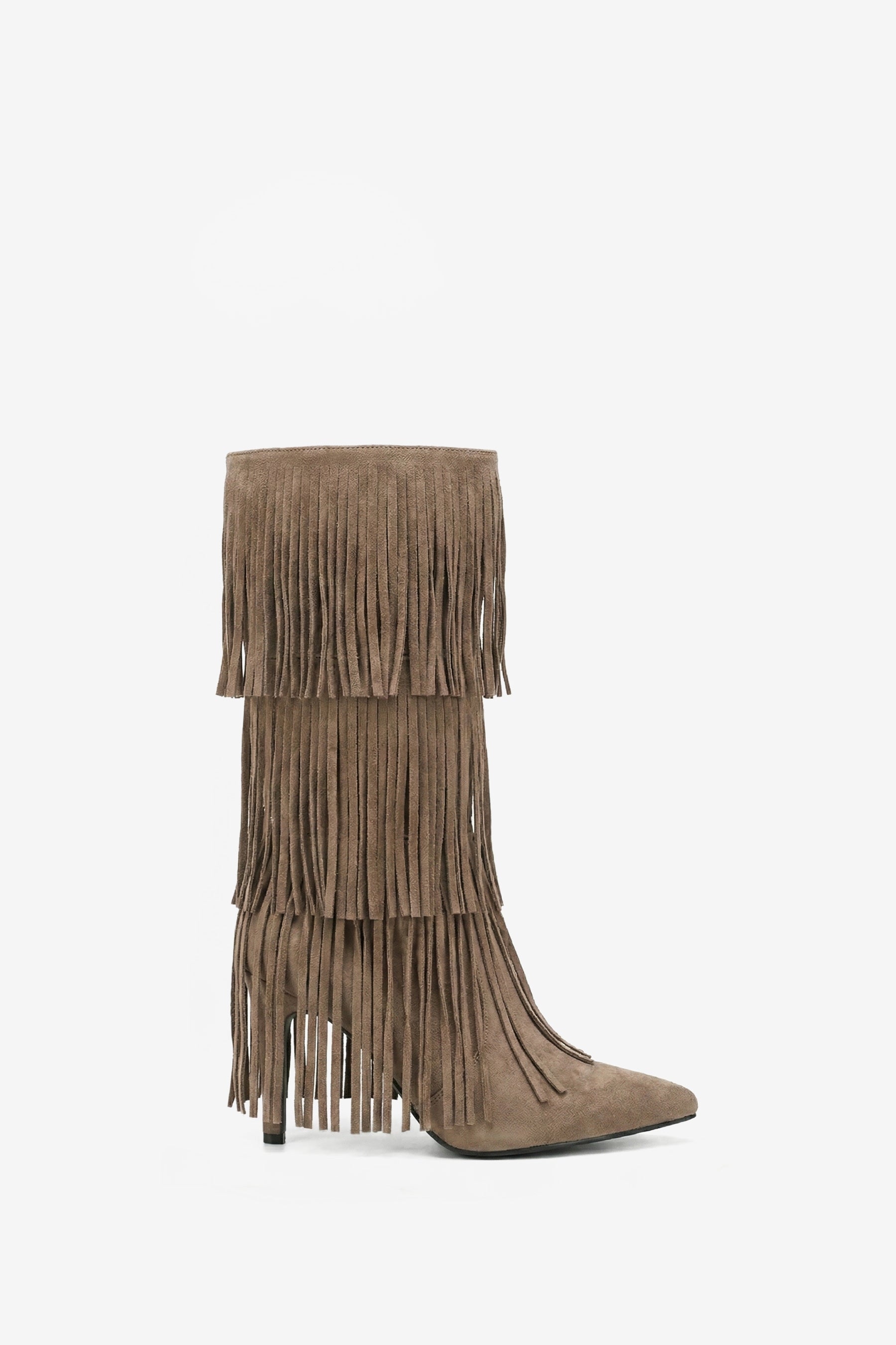 Maddison Bottes Franges Taupe
