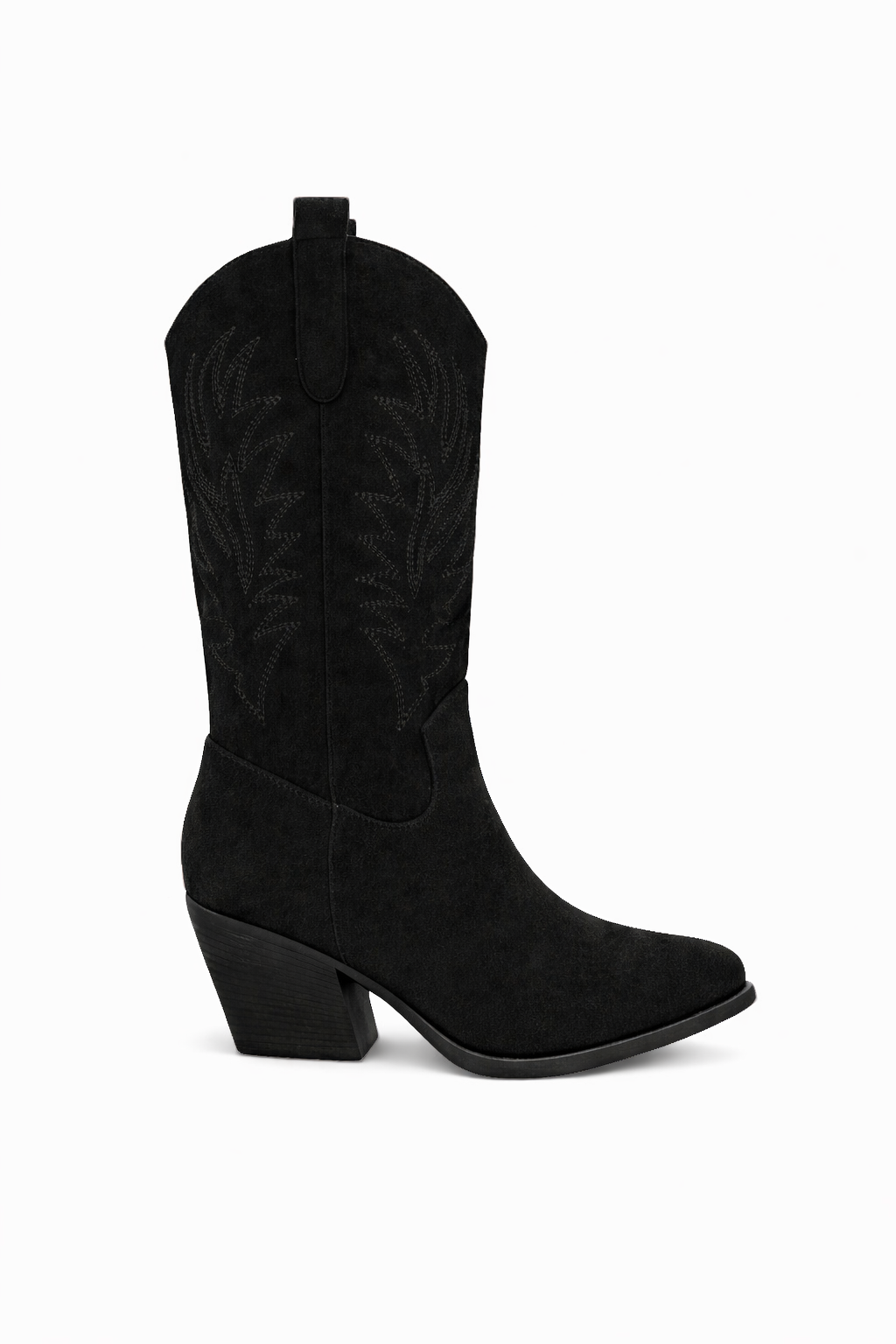 Maya Bottines Santiags Brodées Noir - Mode Femme | Cassy