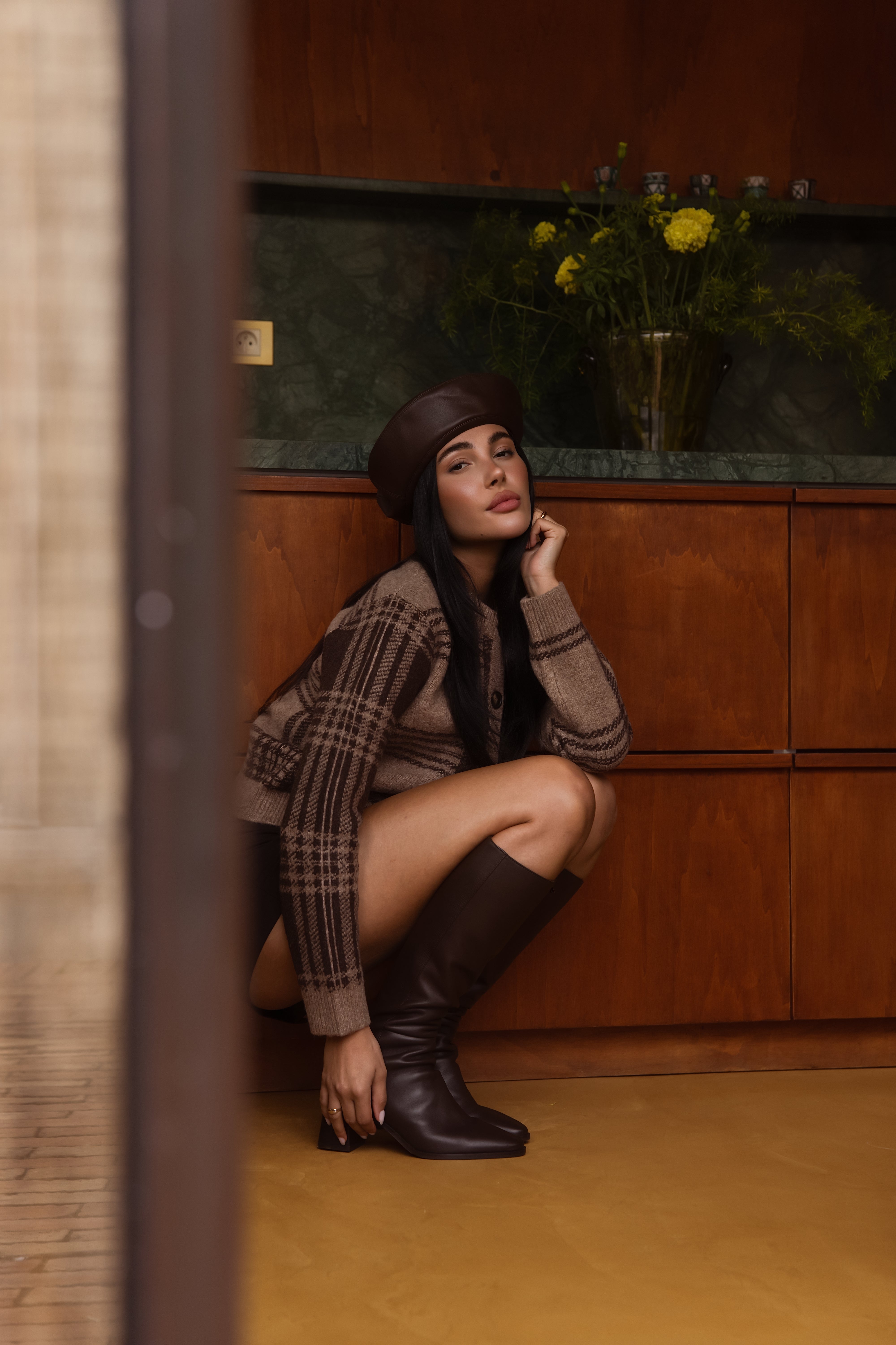 Eugenia Bottes Cuir - Mode Femme | Cassy