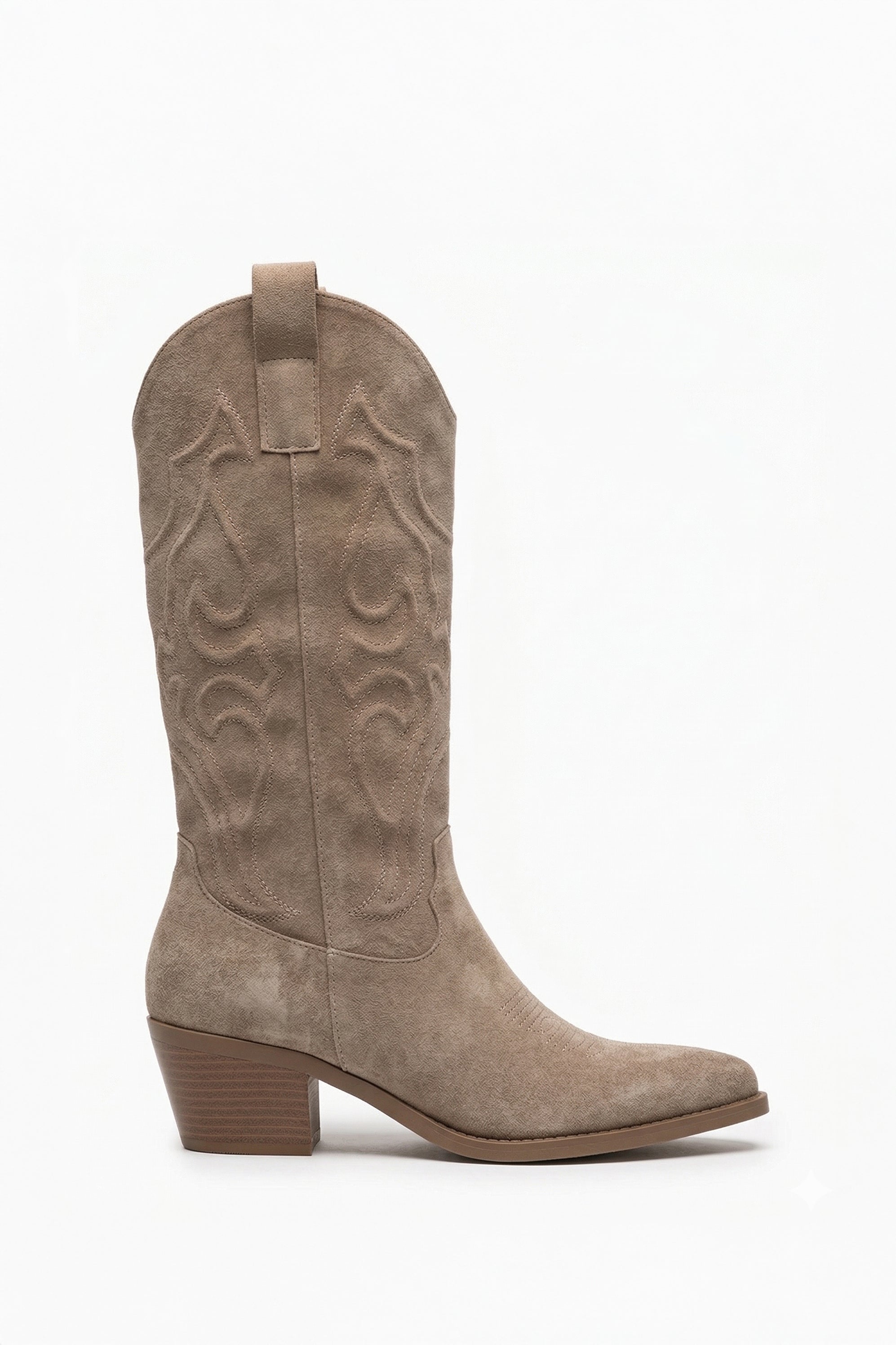 Lola Bottines Santiags Taupe - Mode Femme | Cassy