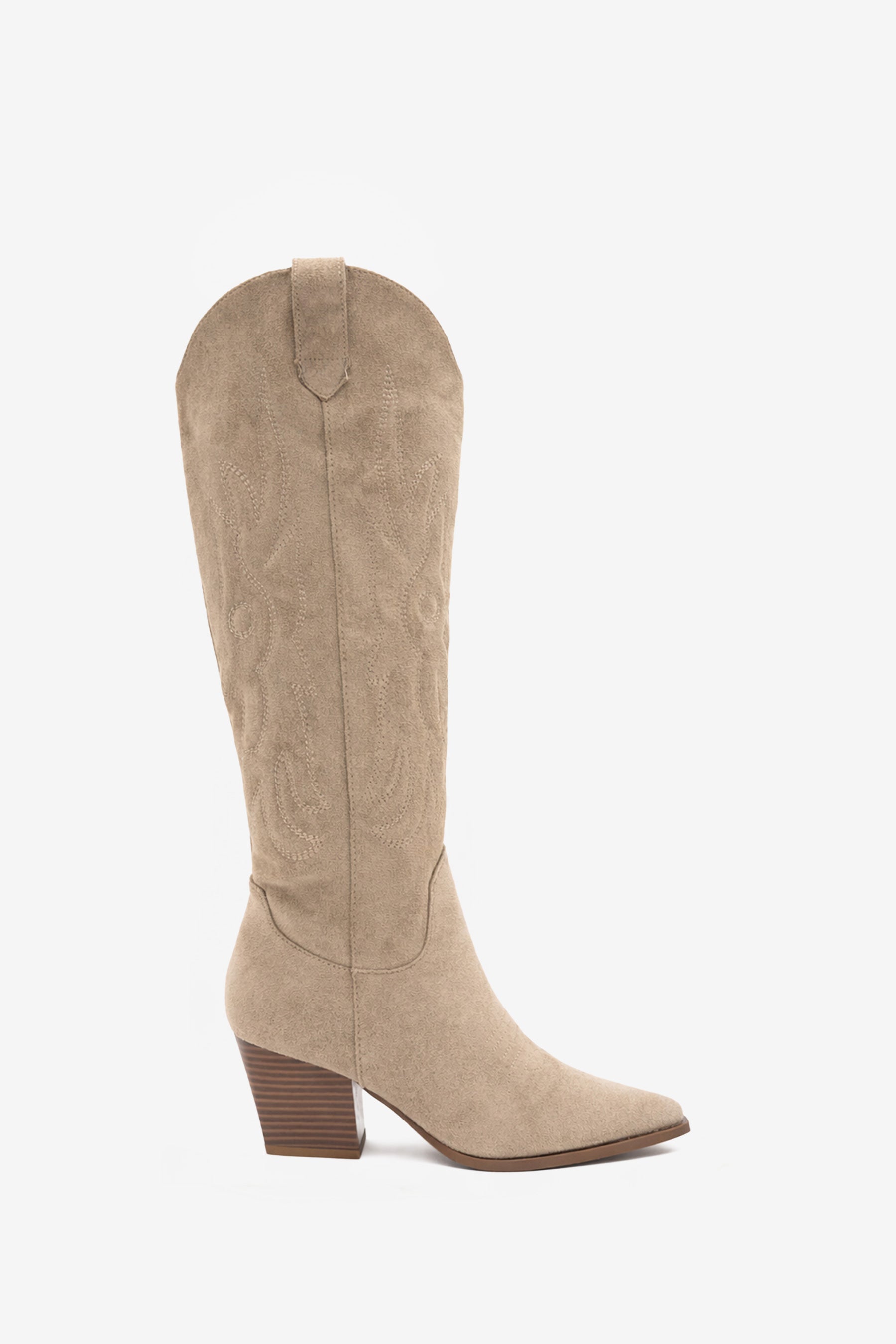 Julia Bottes Santiags Taupe