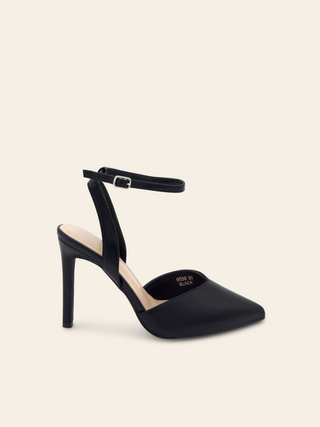 LIVIA - Black closed toe high heel pumps