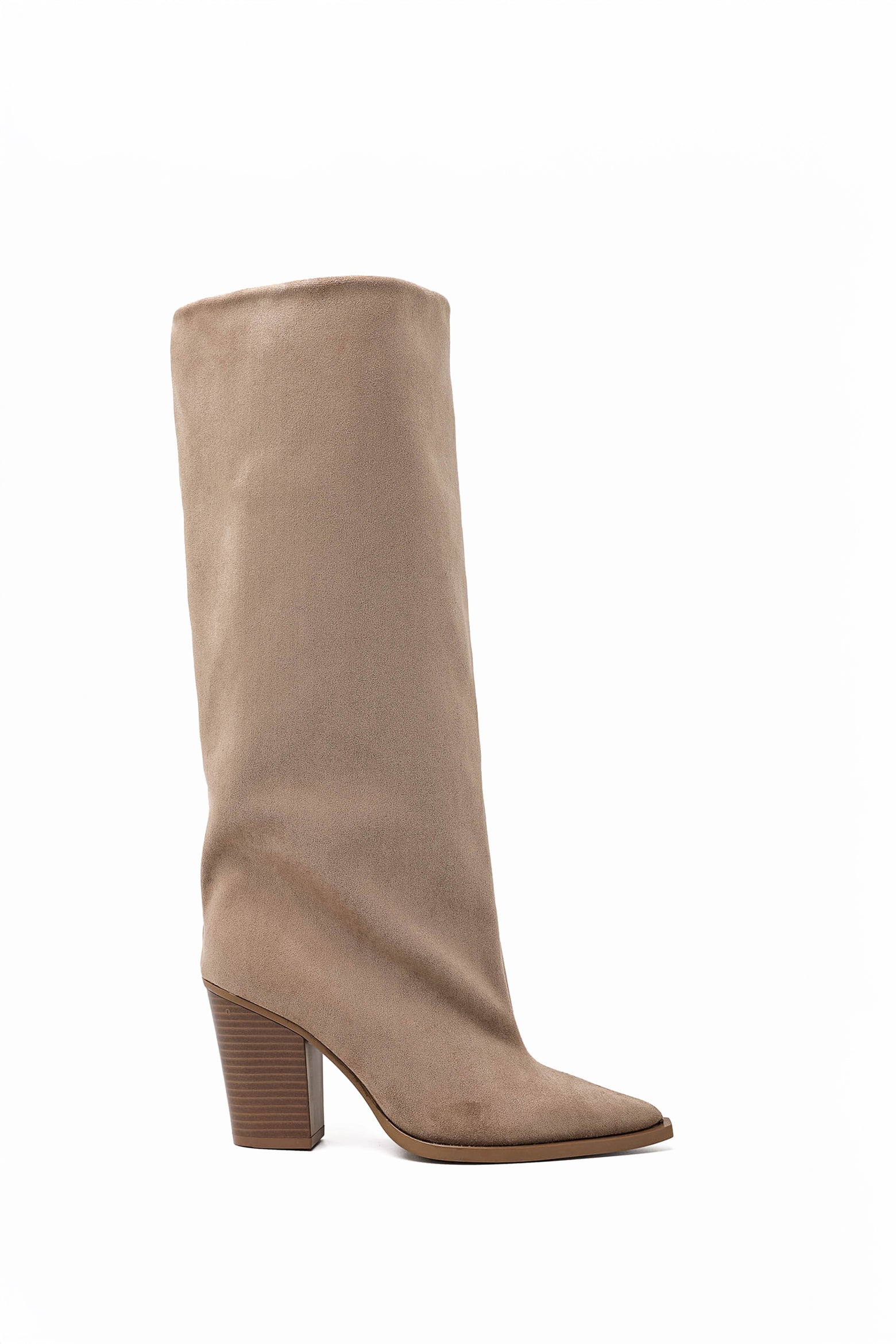 Olivia Bottes Western Taupe