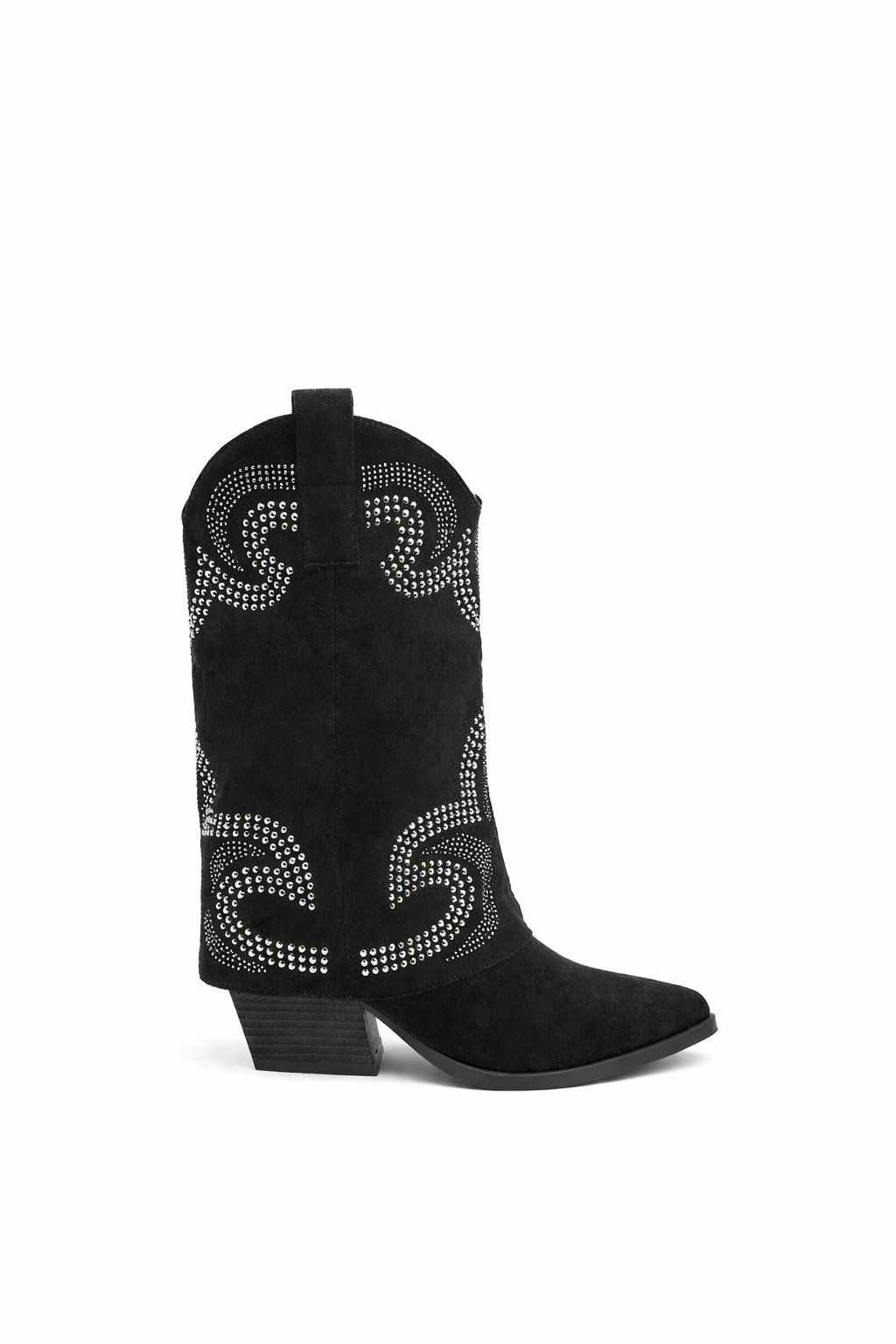 Ella Bottines Santiags Guêtres Noir - Mode Femme | Cassy