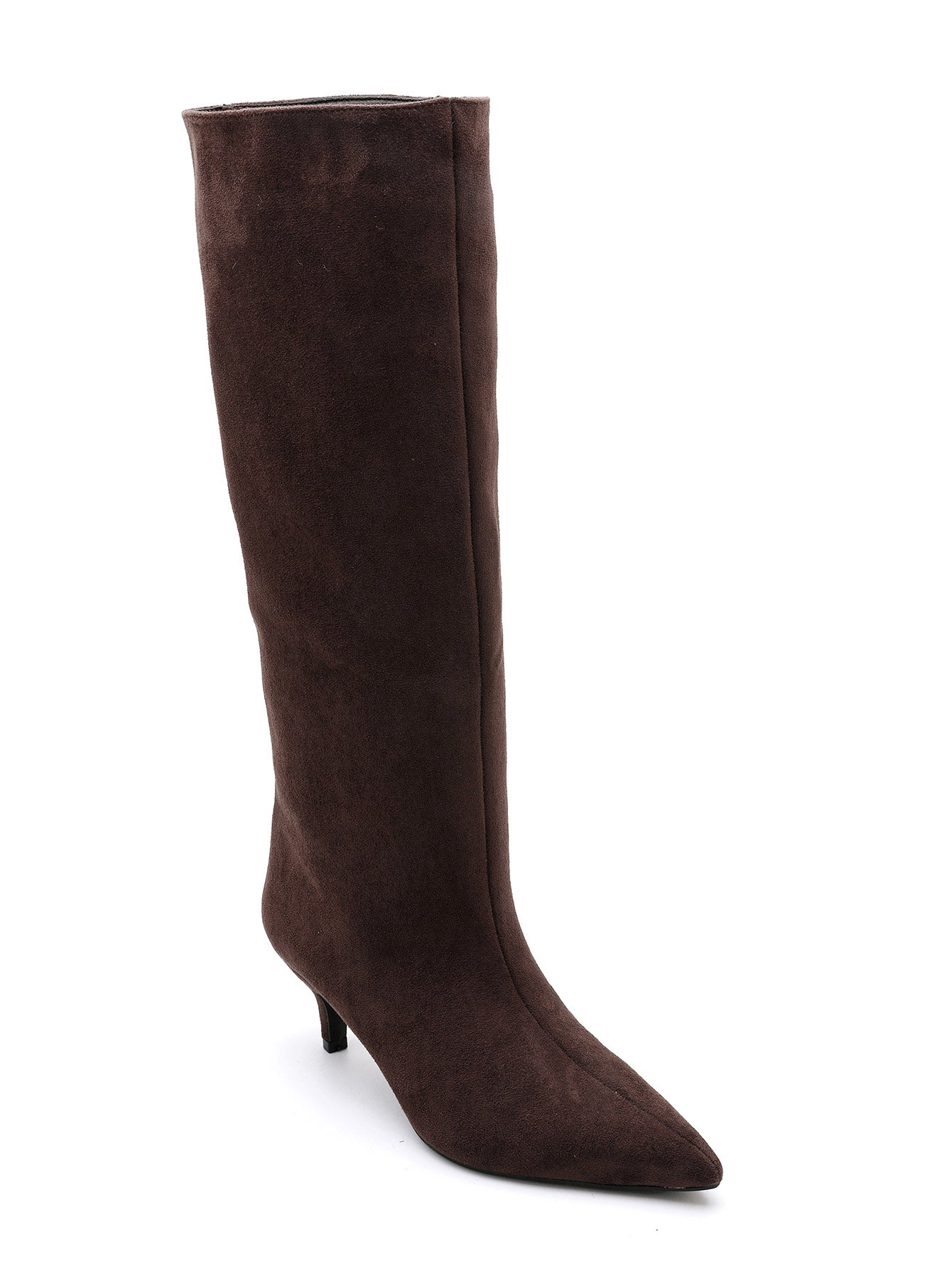 Inna Kitten-Heel-Stiefeletten aus Wildlederimitat