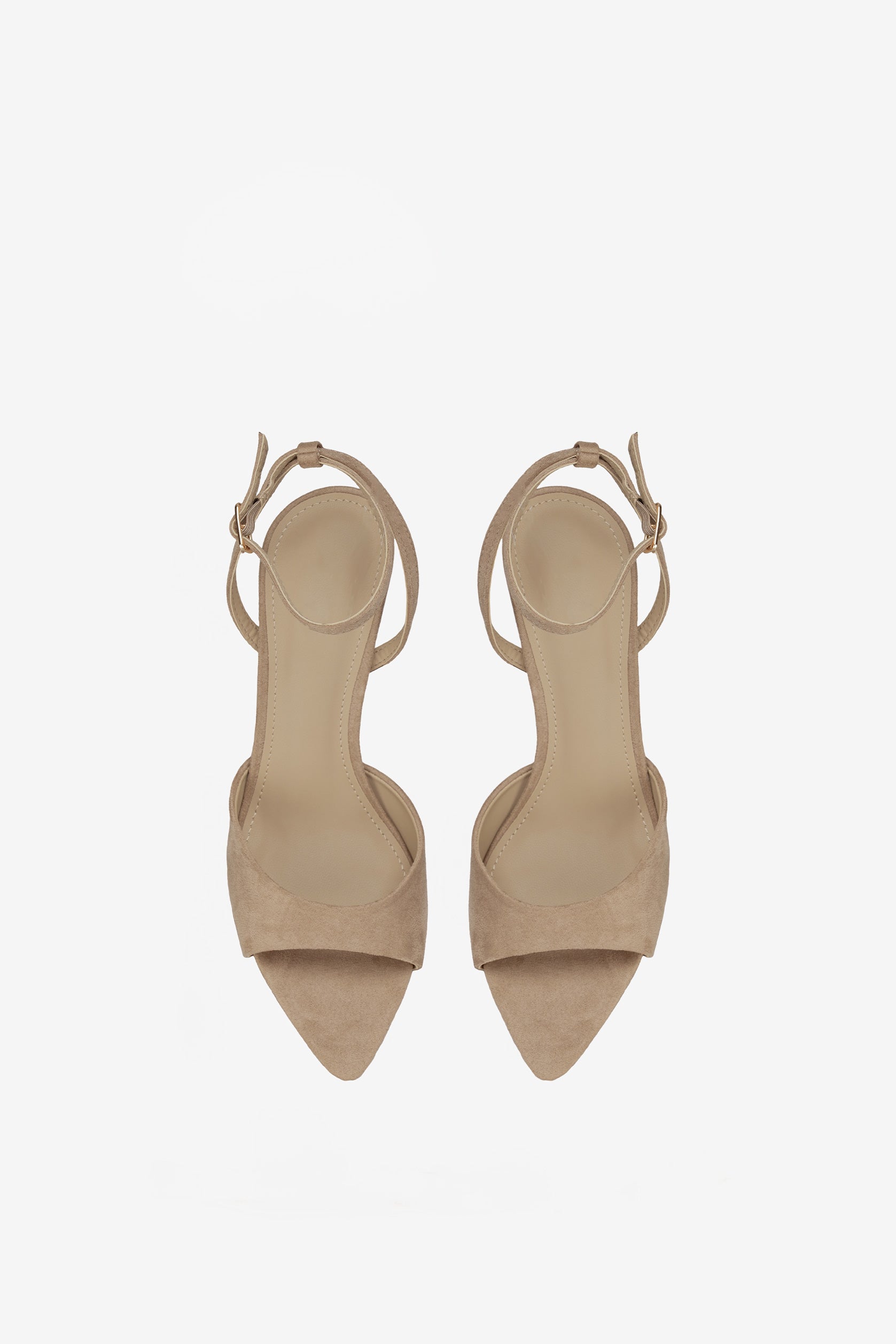 Alba Sandales Suede Taupe