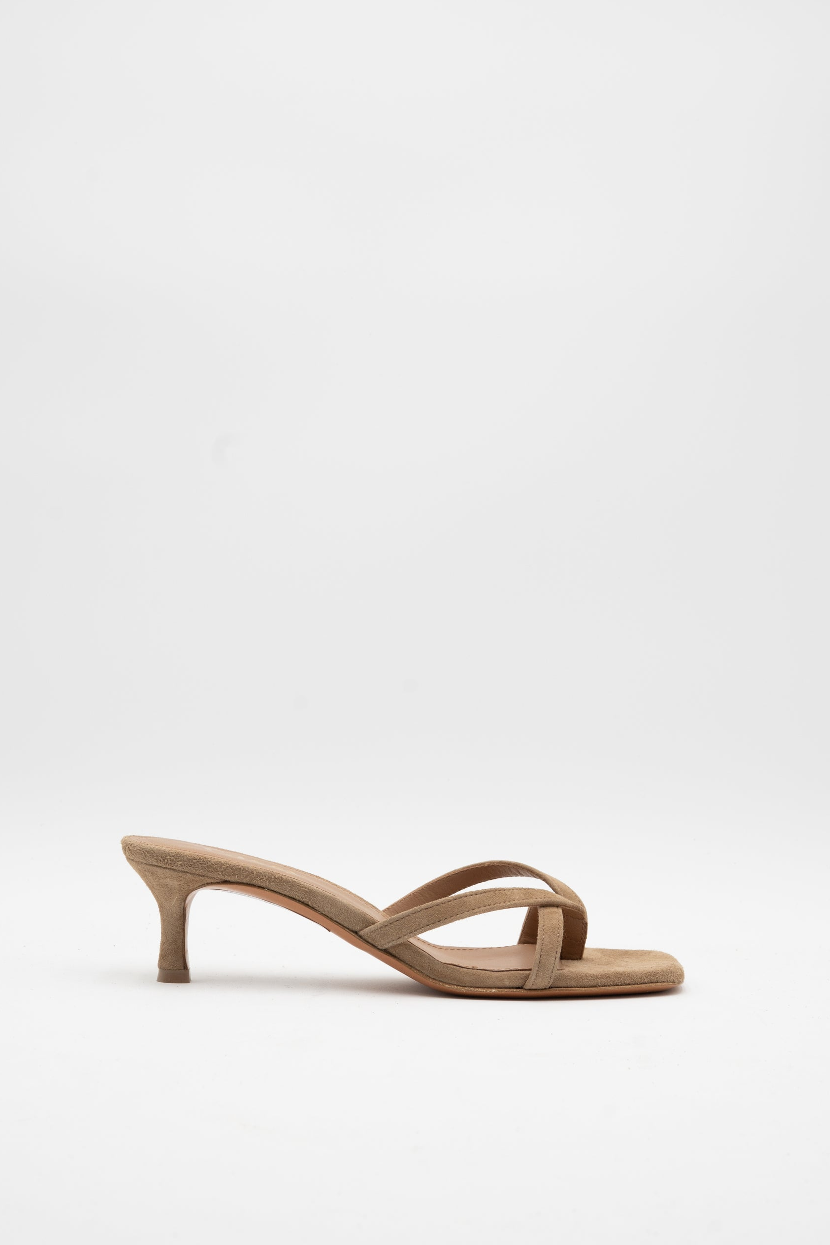 Chiara Mules Daim Beige - Mode Femme | Cassy