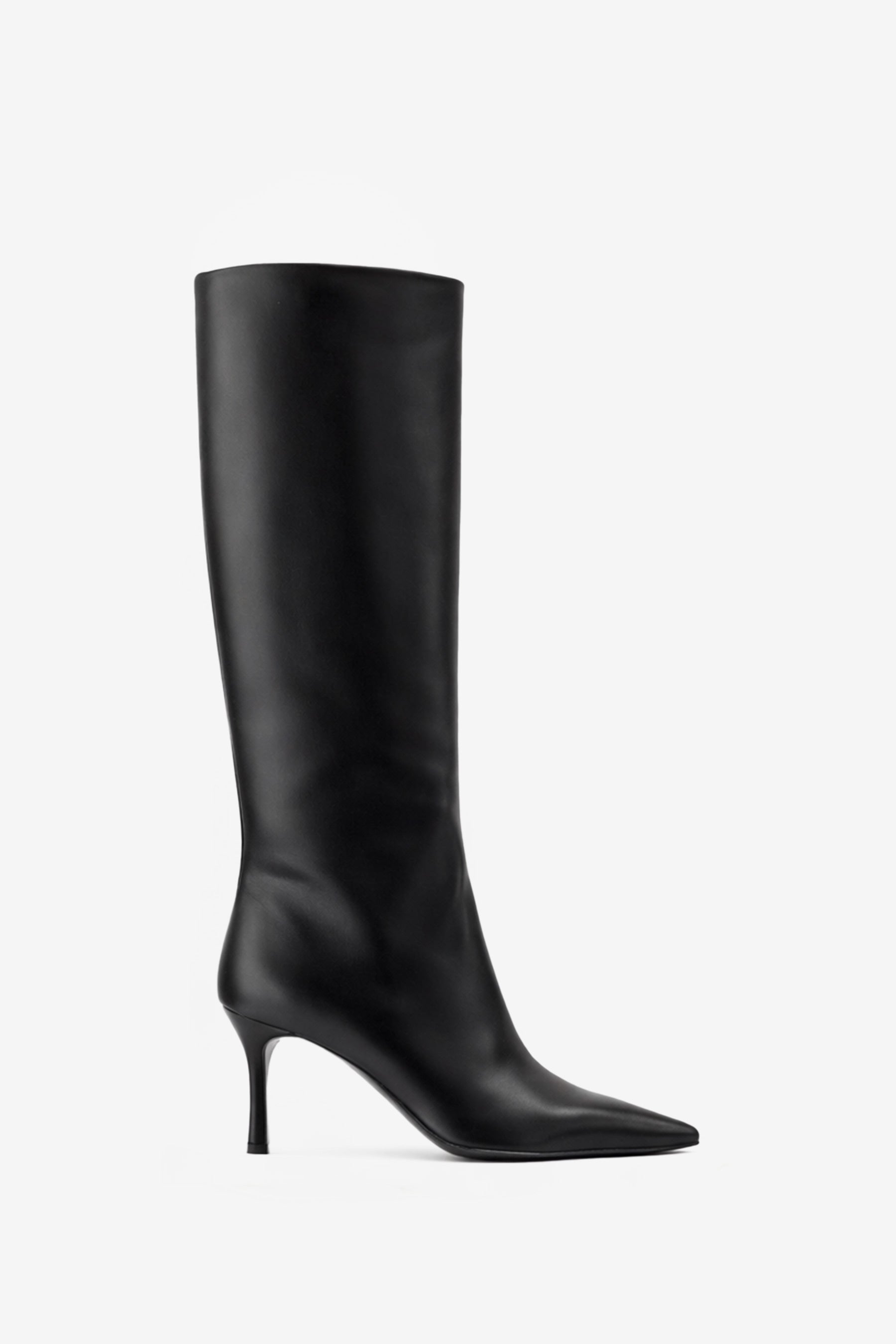 Diva Bottes Cuir Noir