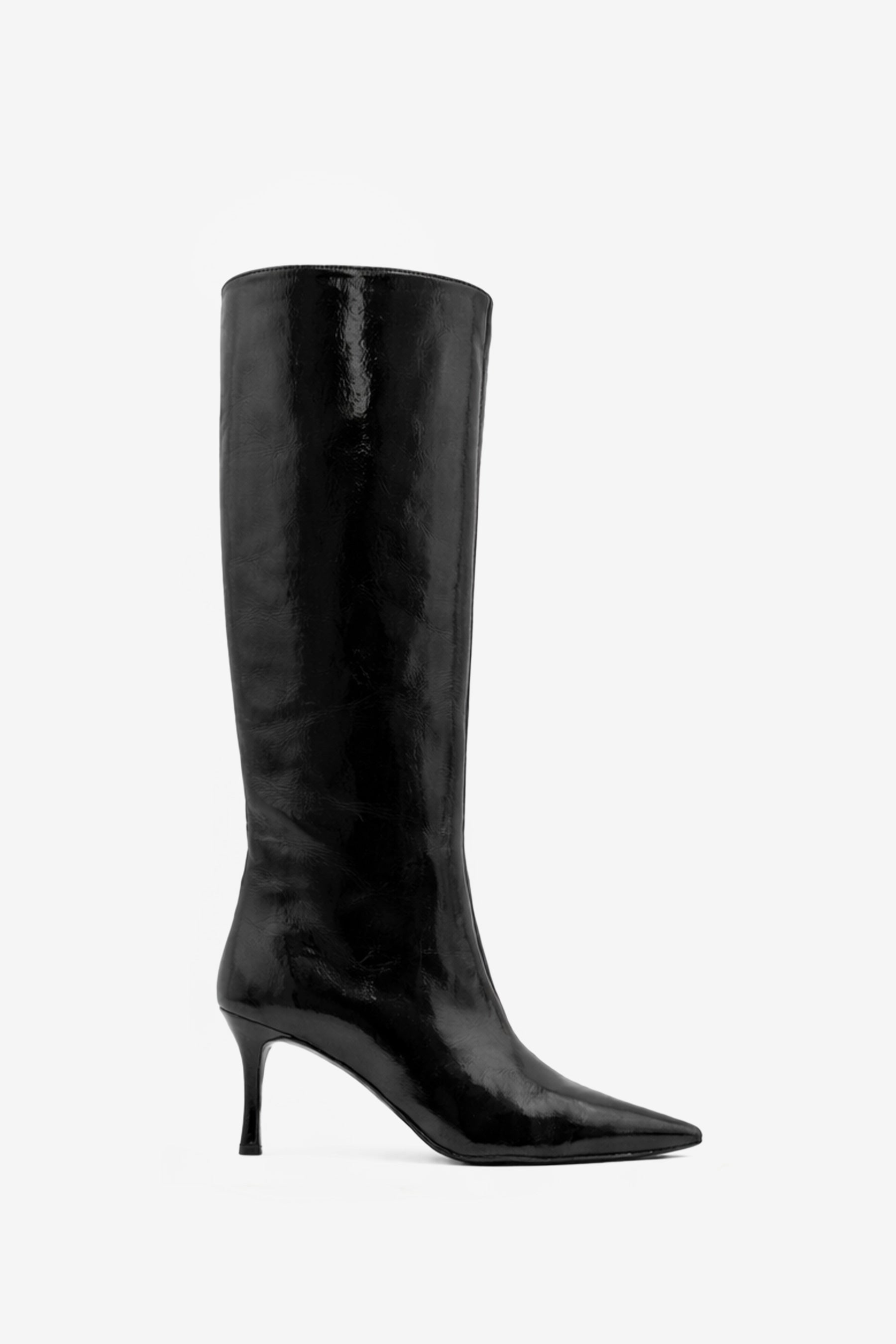 Diva Bottes Cuir Vernis