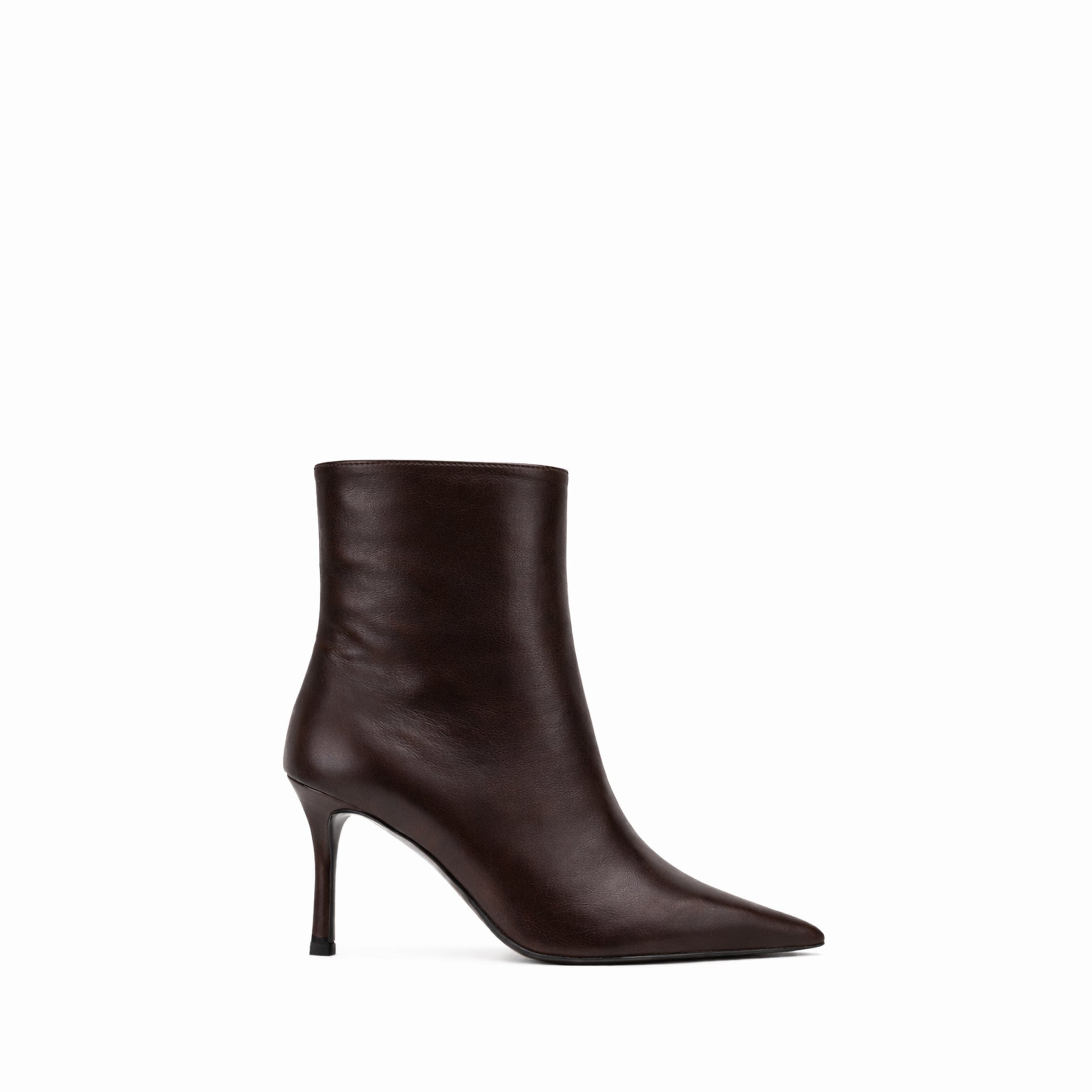 Diva Bottines Cuir Marron