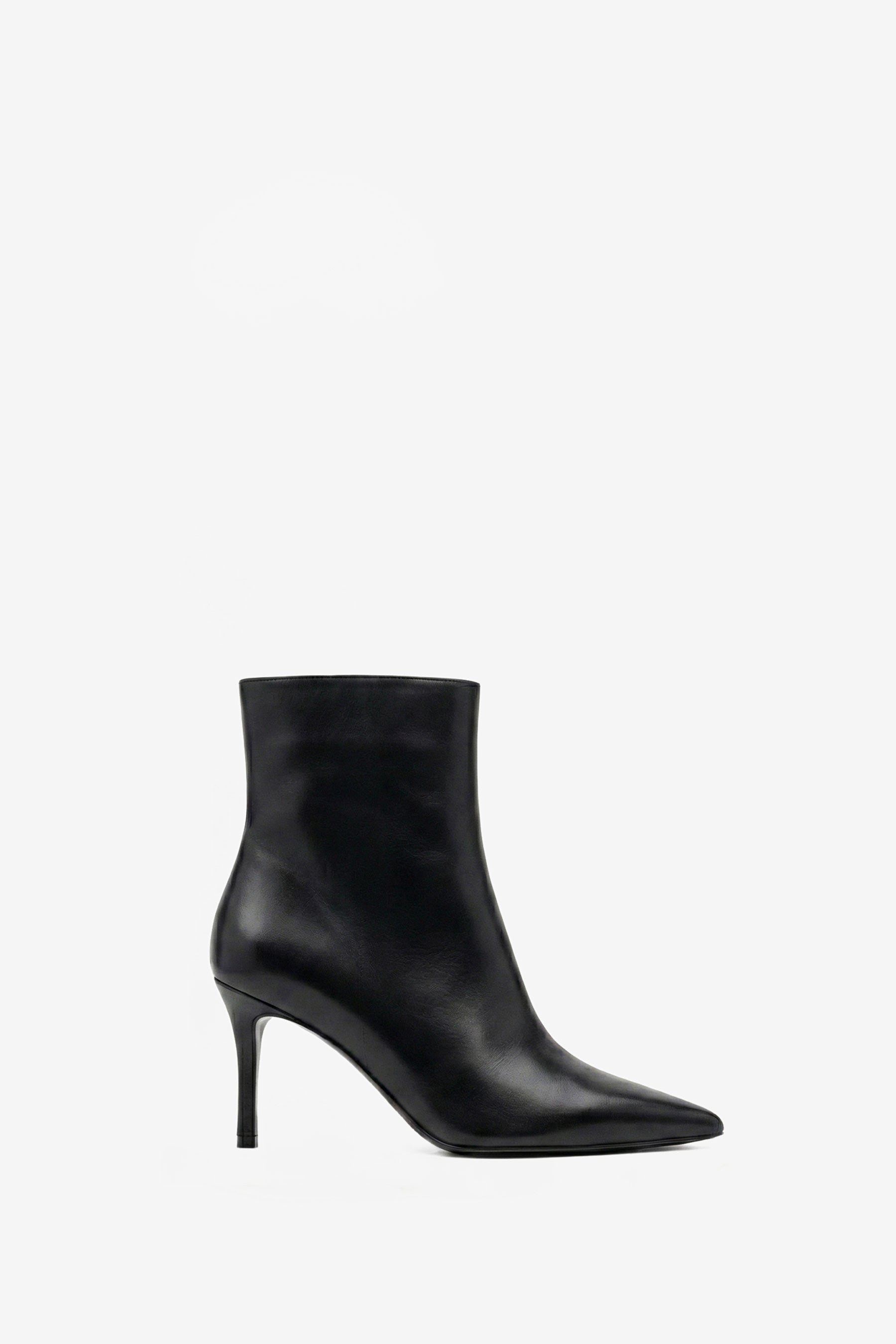 Diva Bottines Cuir Noir