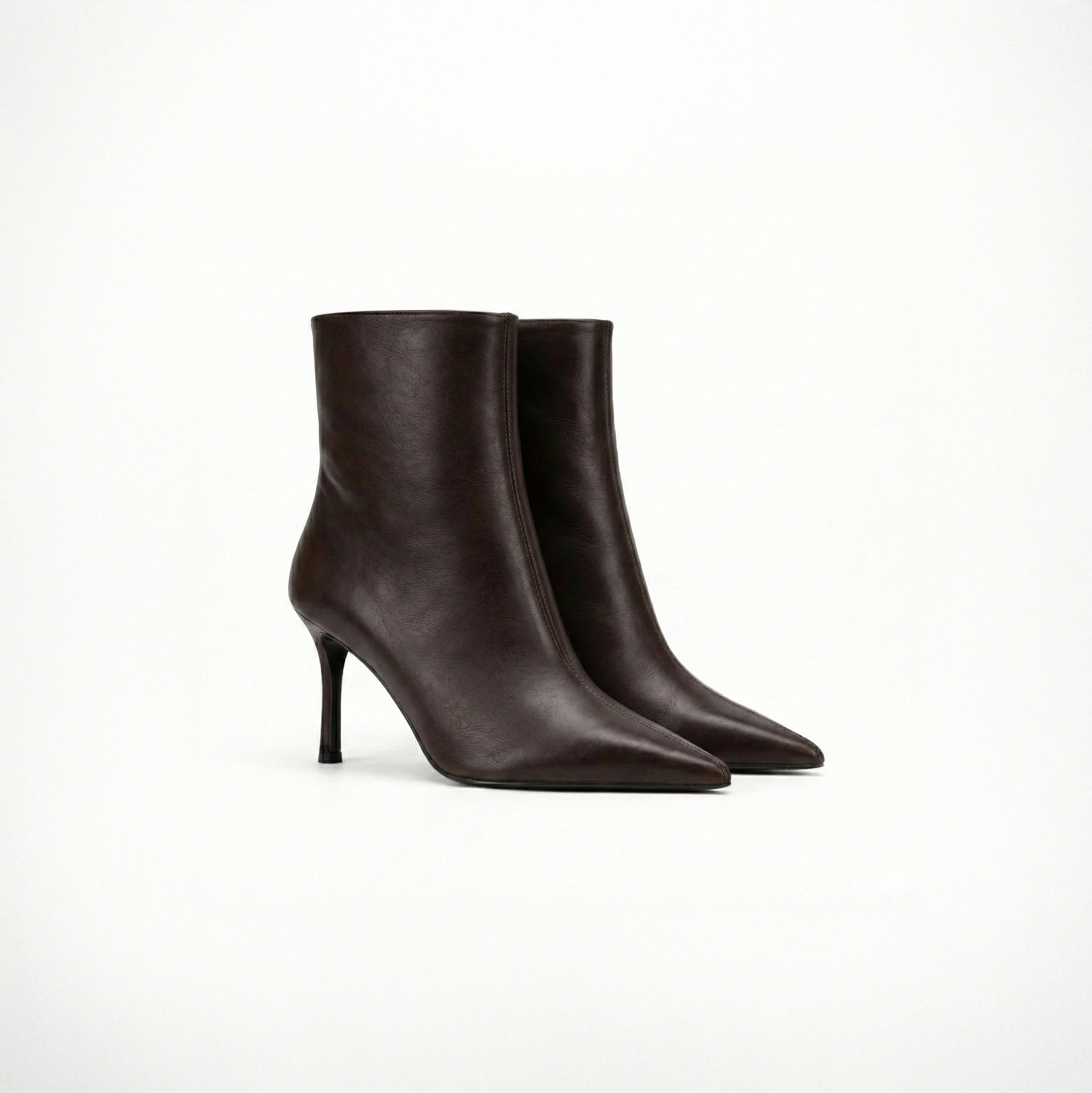 Diva Bottines Cuir Marron