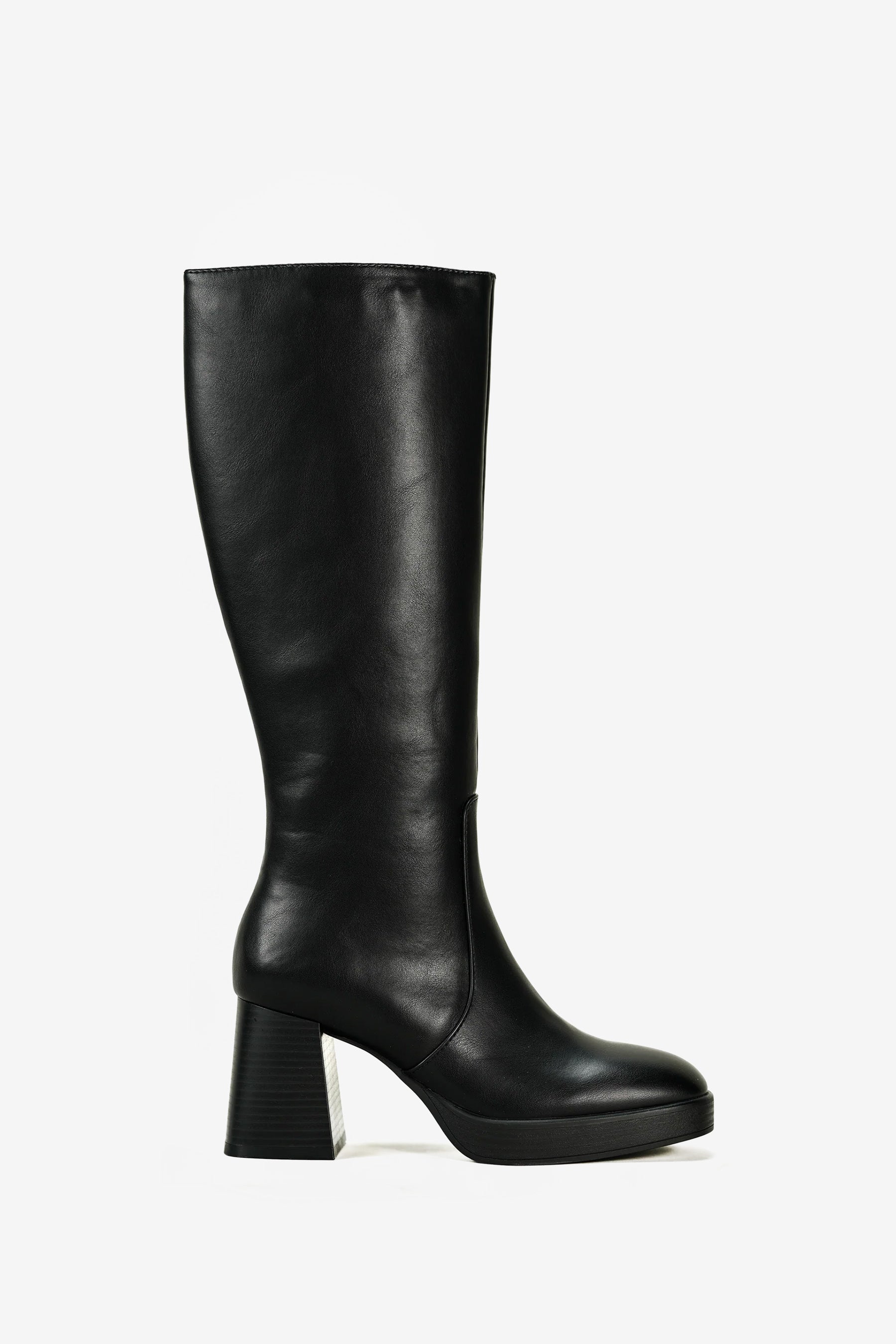 Emilia Bottes Plateforme Noir