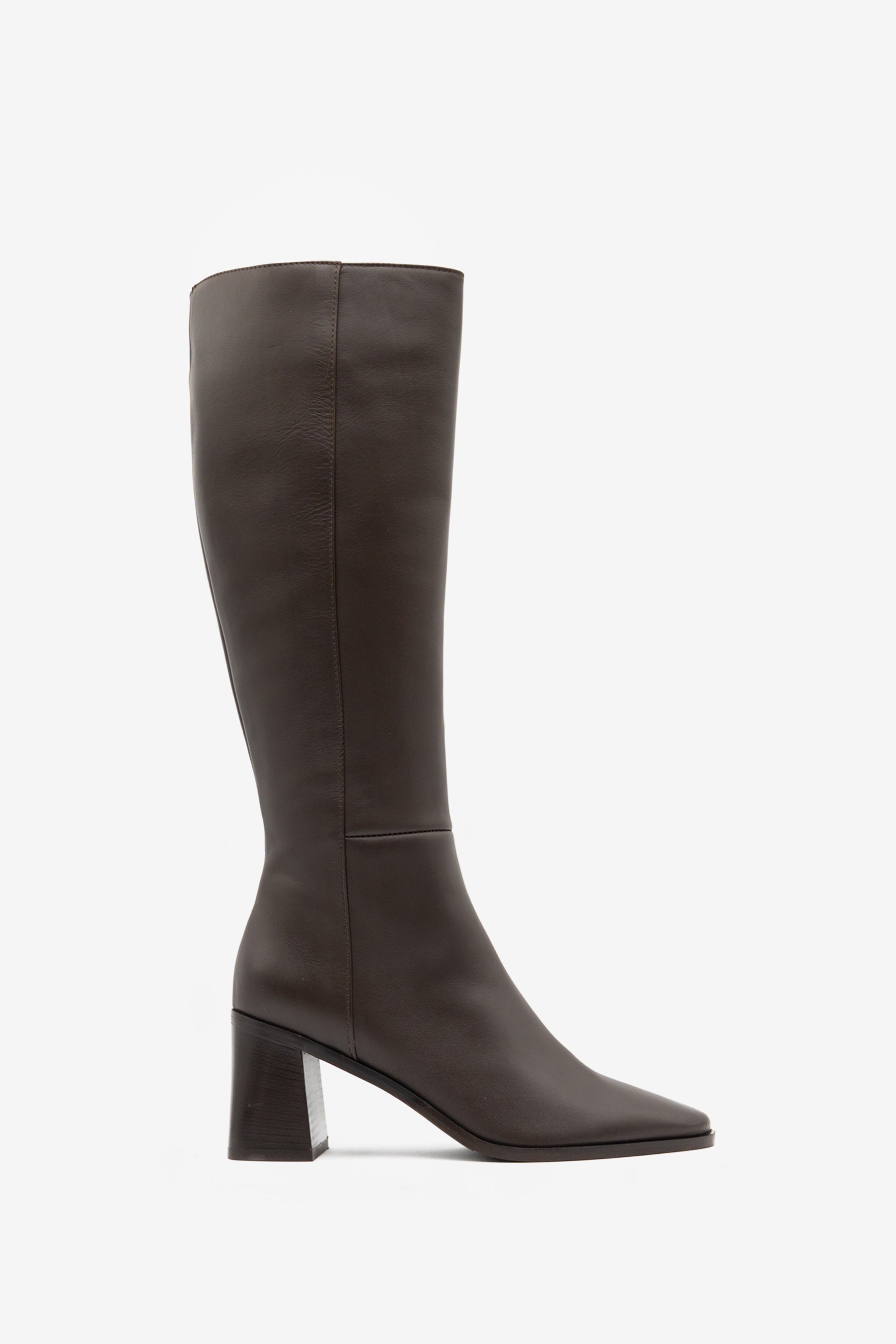 Eugenia Bottes Cuir Marron