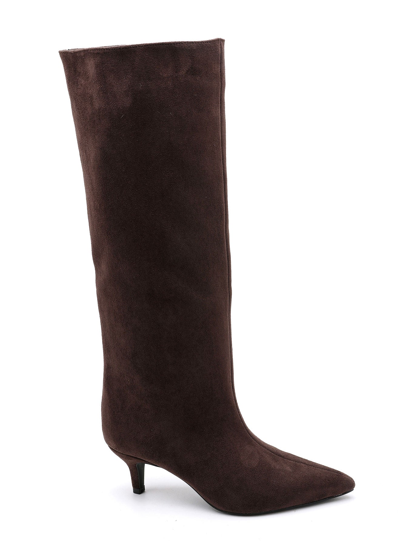 Inna Kitten-Heel-Stiefeletten aus Wildlederimitat