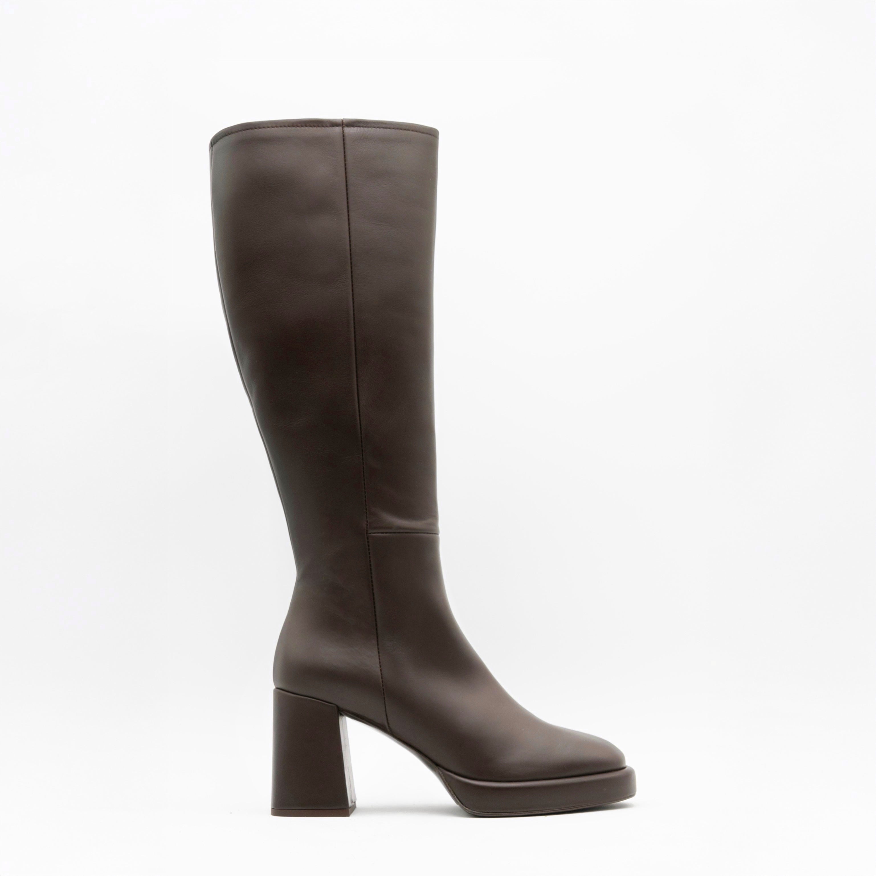 Emilia Bottes Cuir - Mode Femme | Cassy