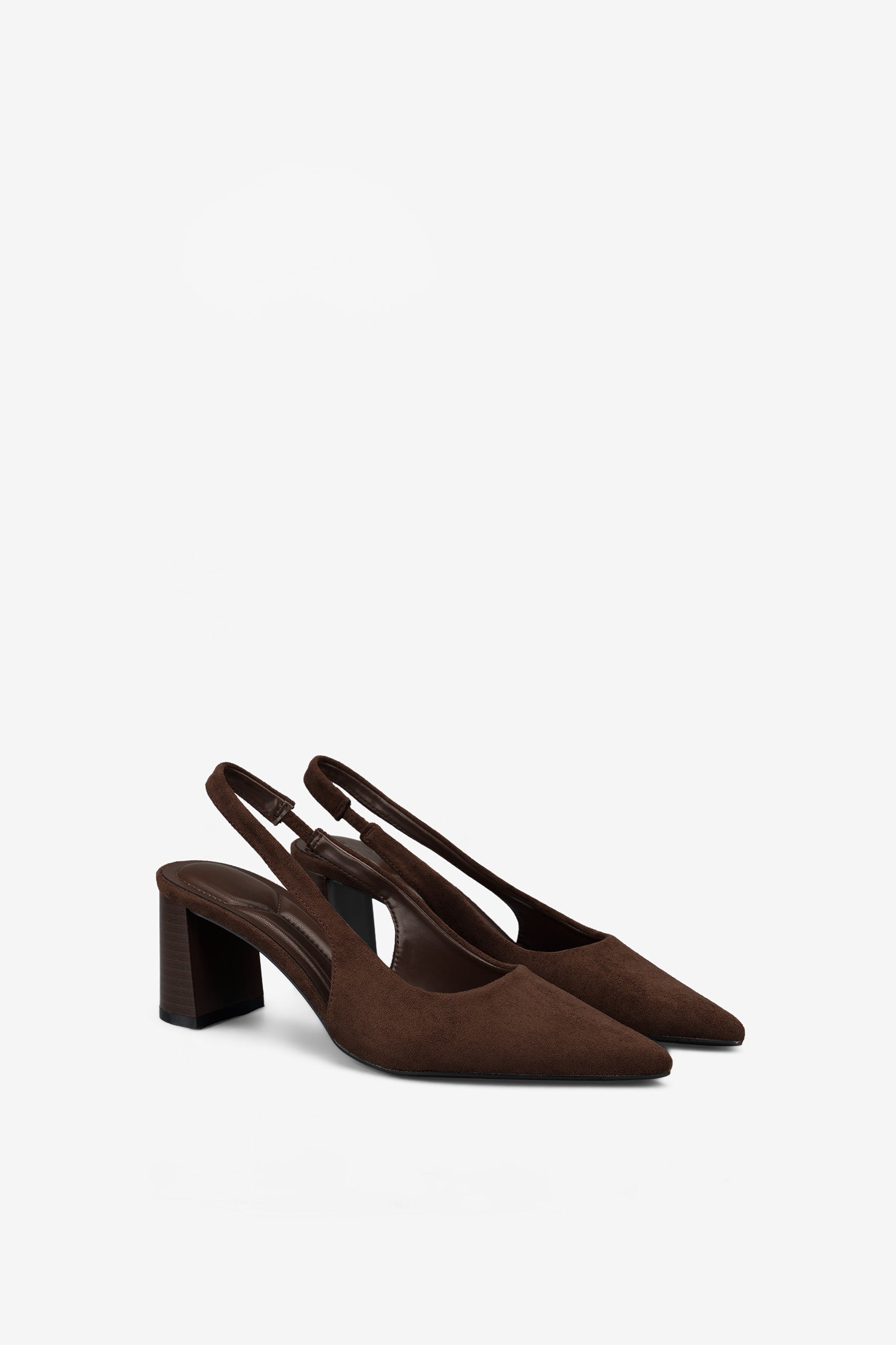 Garance Escarpins Slingback Marron