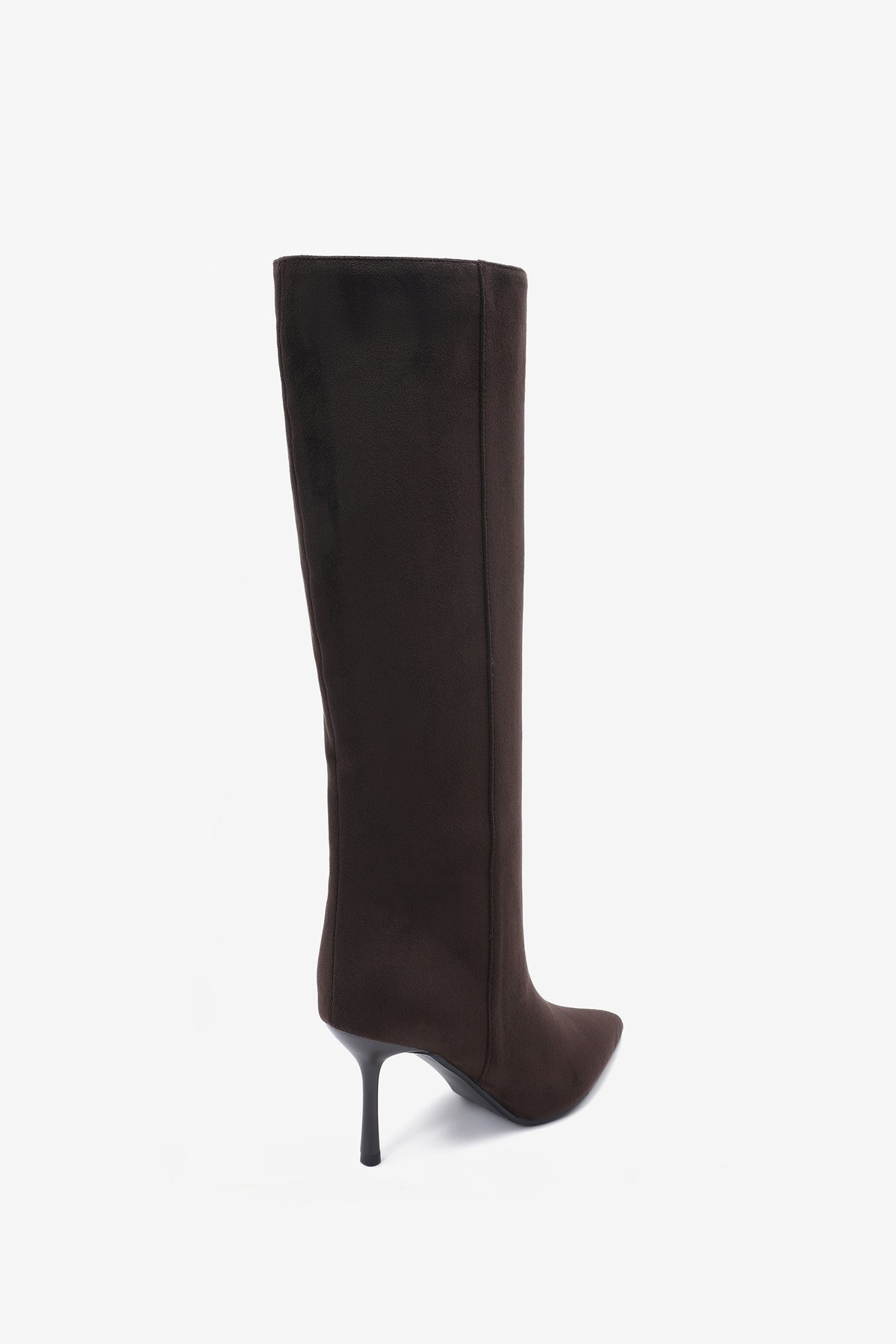 Ginevra Bottes Hautes Talons Marron