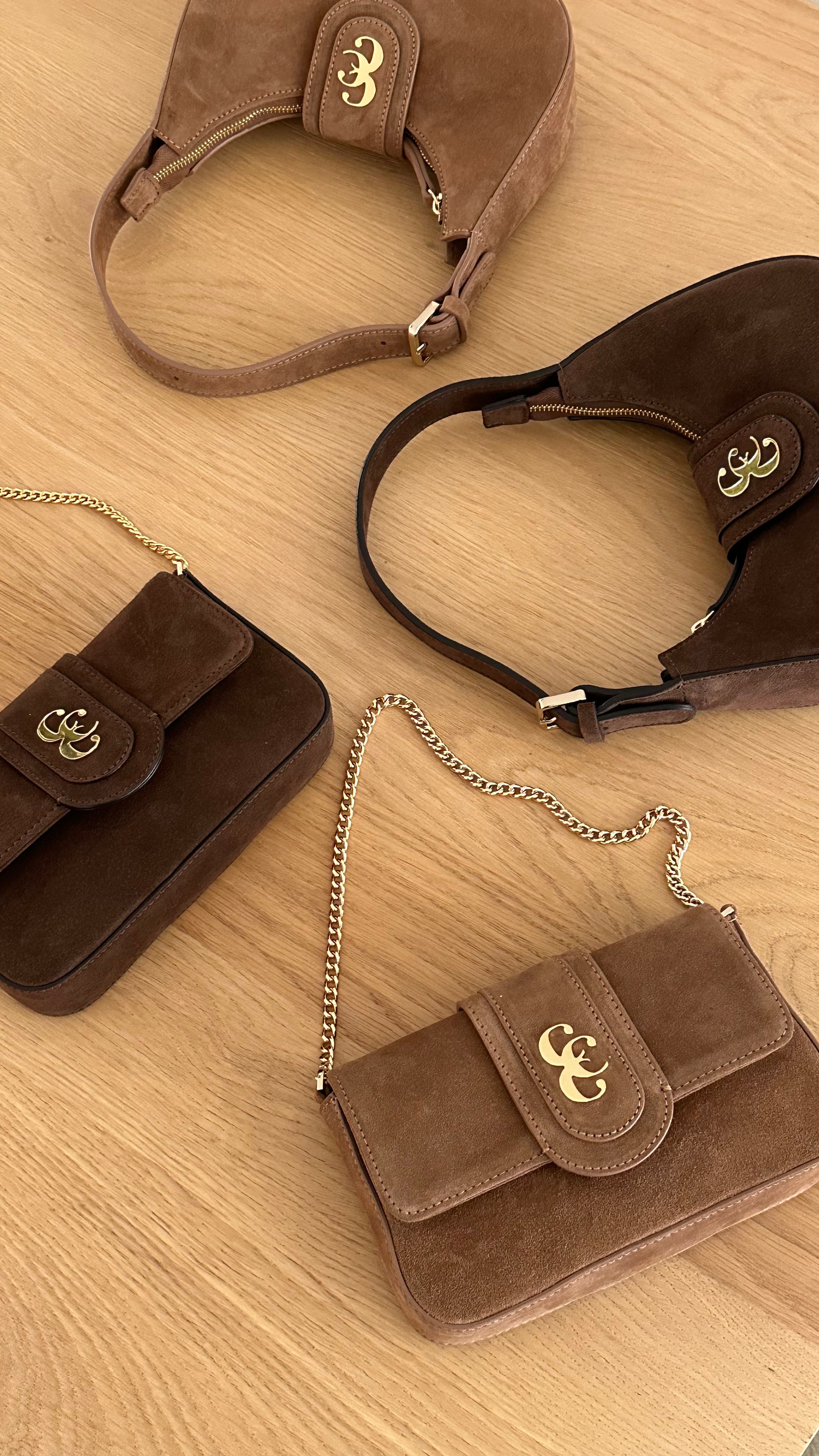 Sac à main AURA en daim