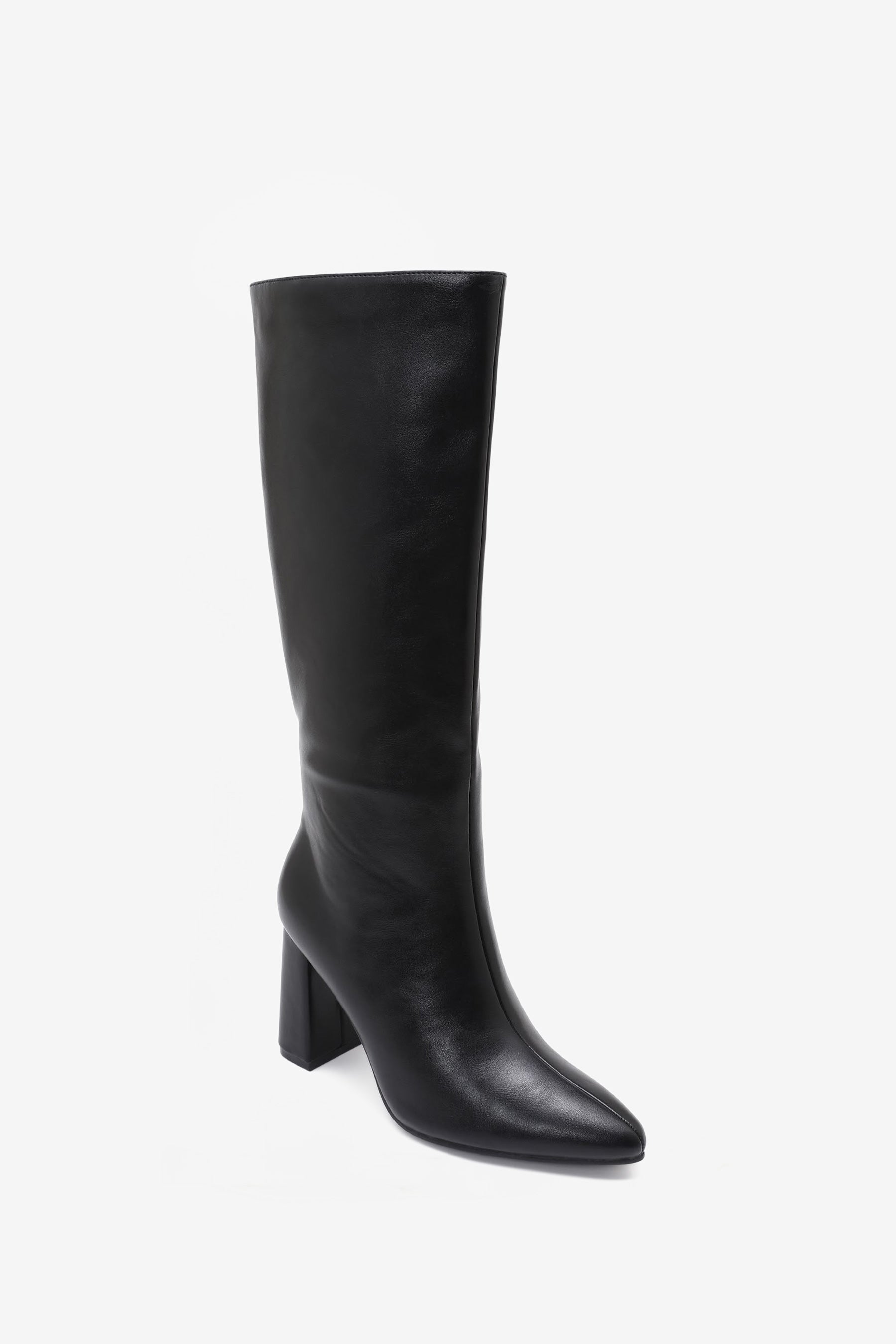 Karla Bottes Hautes Talon Noir