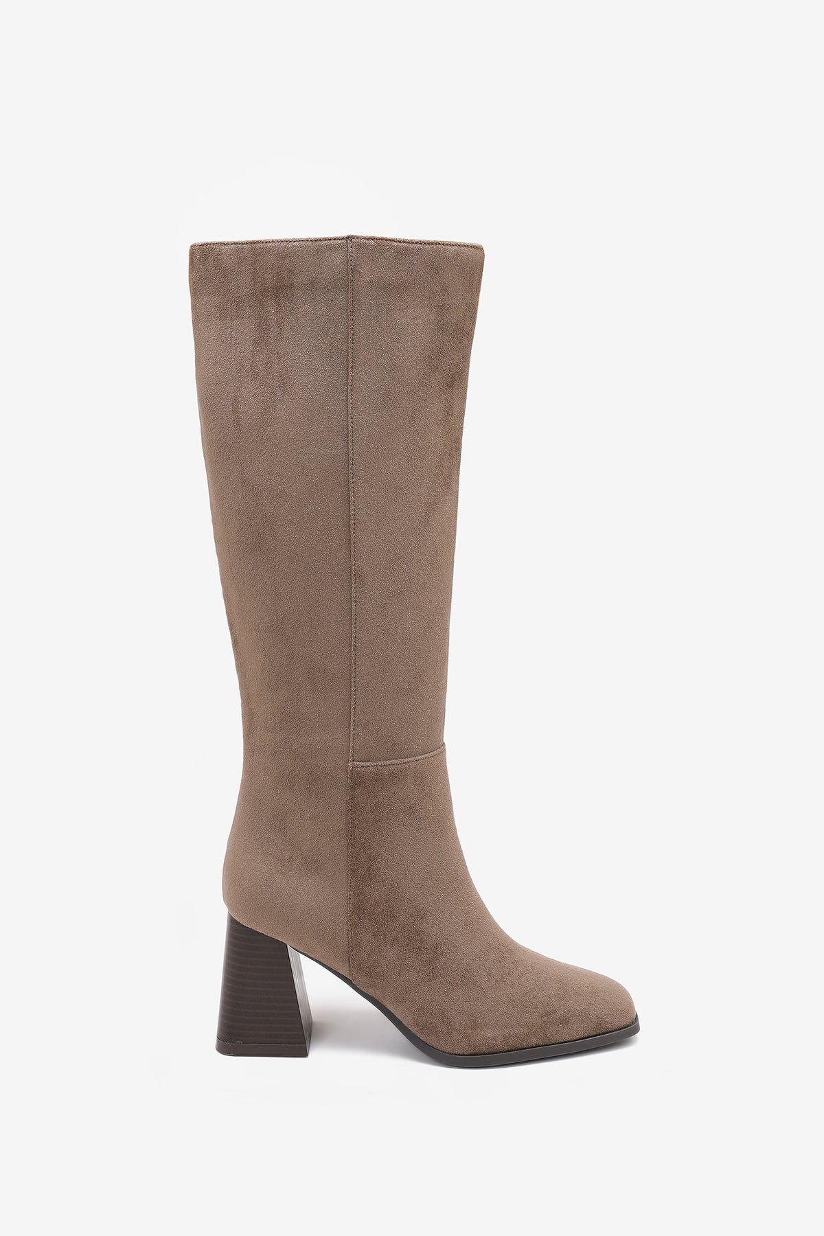 Livia Bottes Talons Large Taupe
