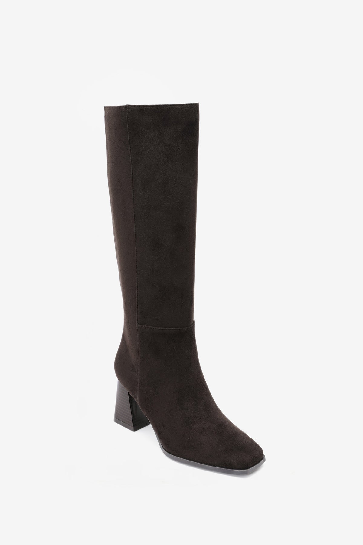 Livia Bottes Talons Large Marron